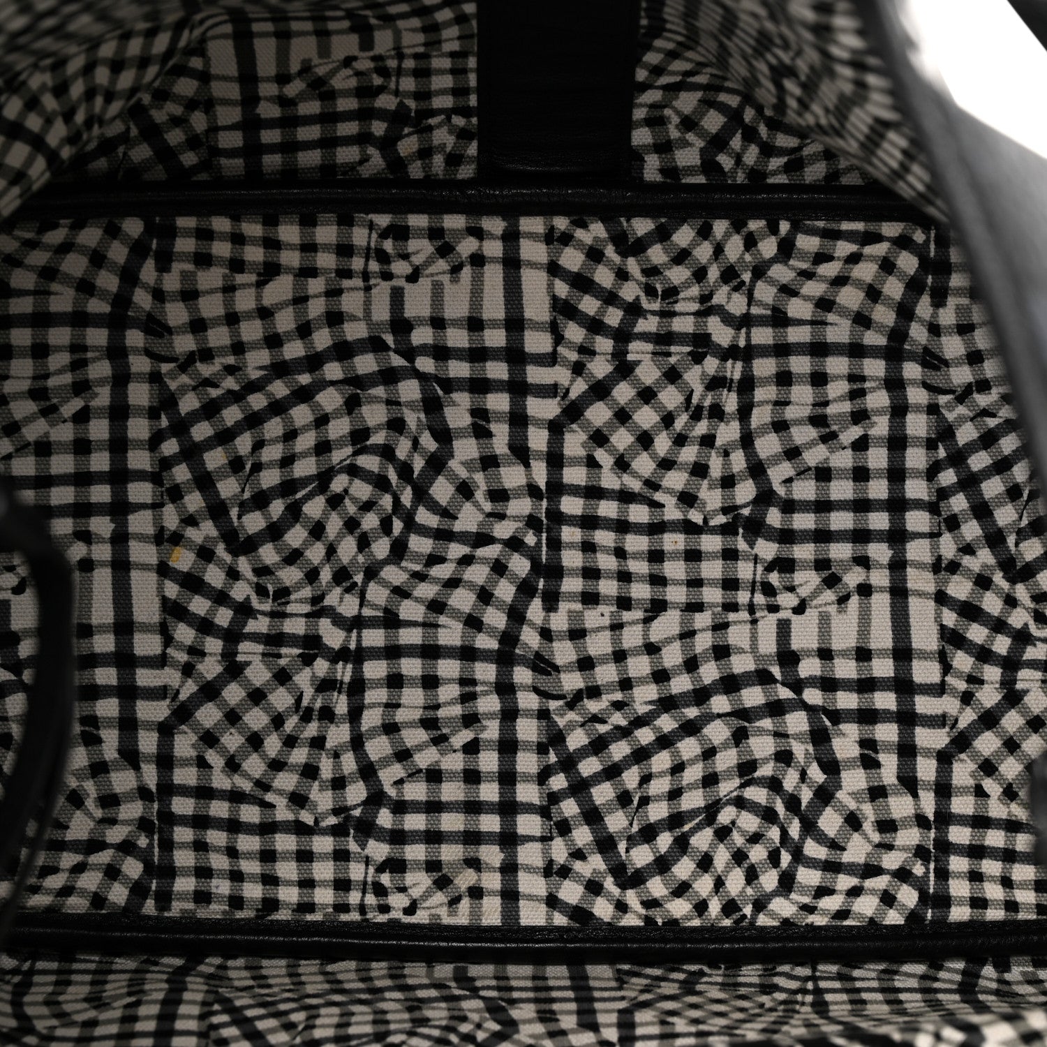 MCM Visetos Large Liz Reversible Shopper Tote Black 5 of 10
