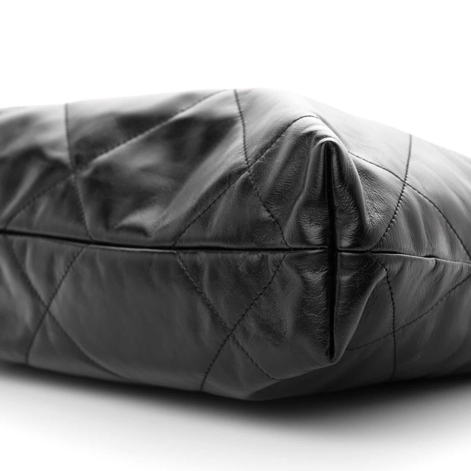 Chanel Shiny Calfskin Quilted Small Chanel 22 Black 11 of 12