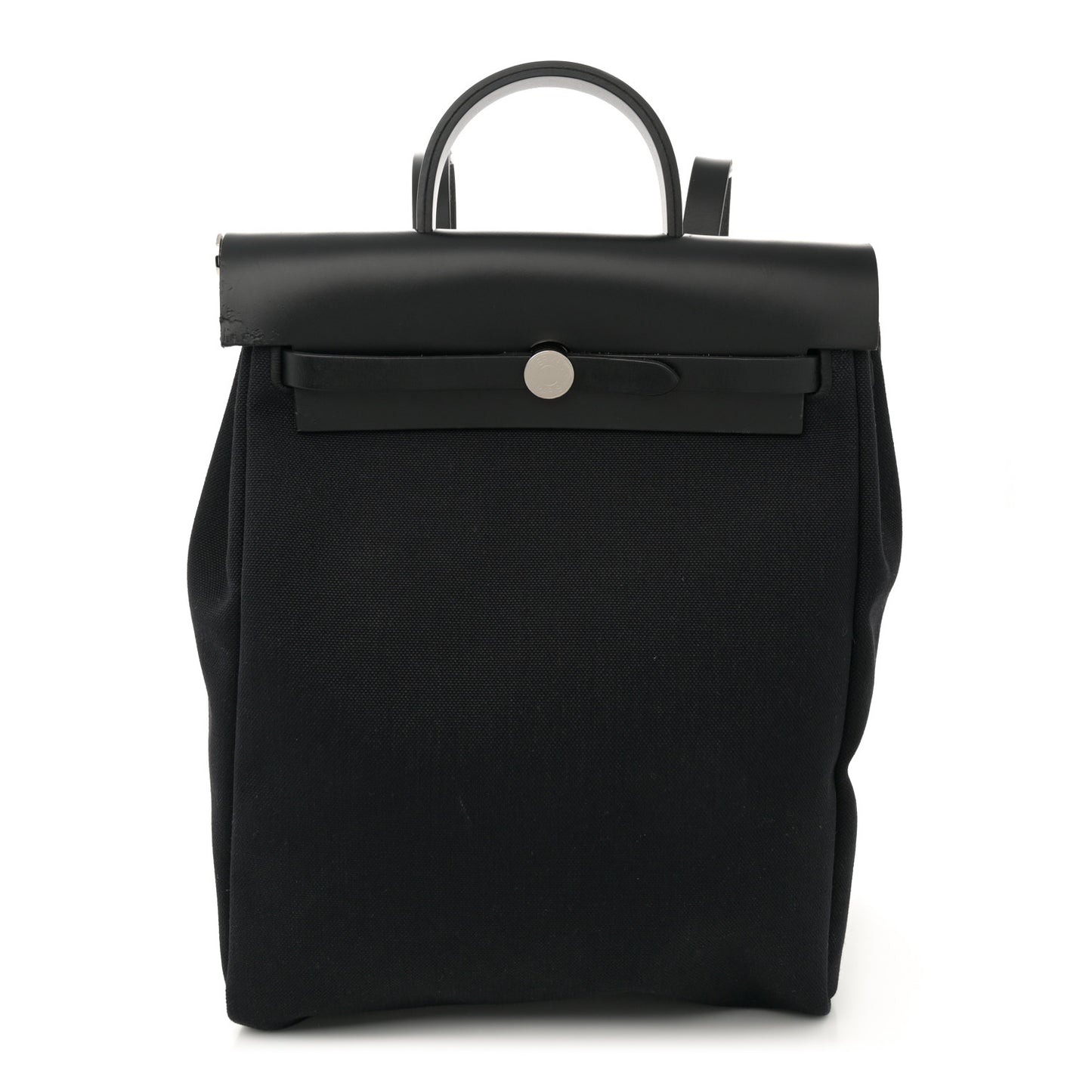 Military Toile Vache Hunter Herbag a Dos Zip Retourne Backpack Black