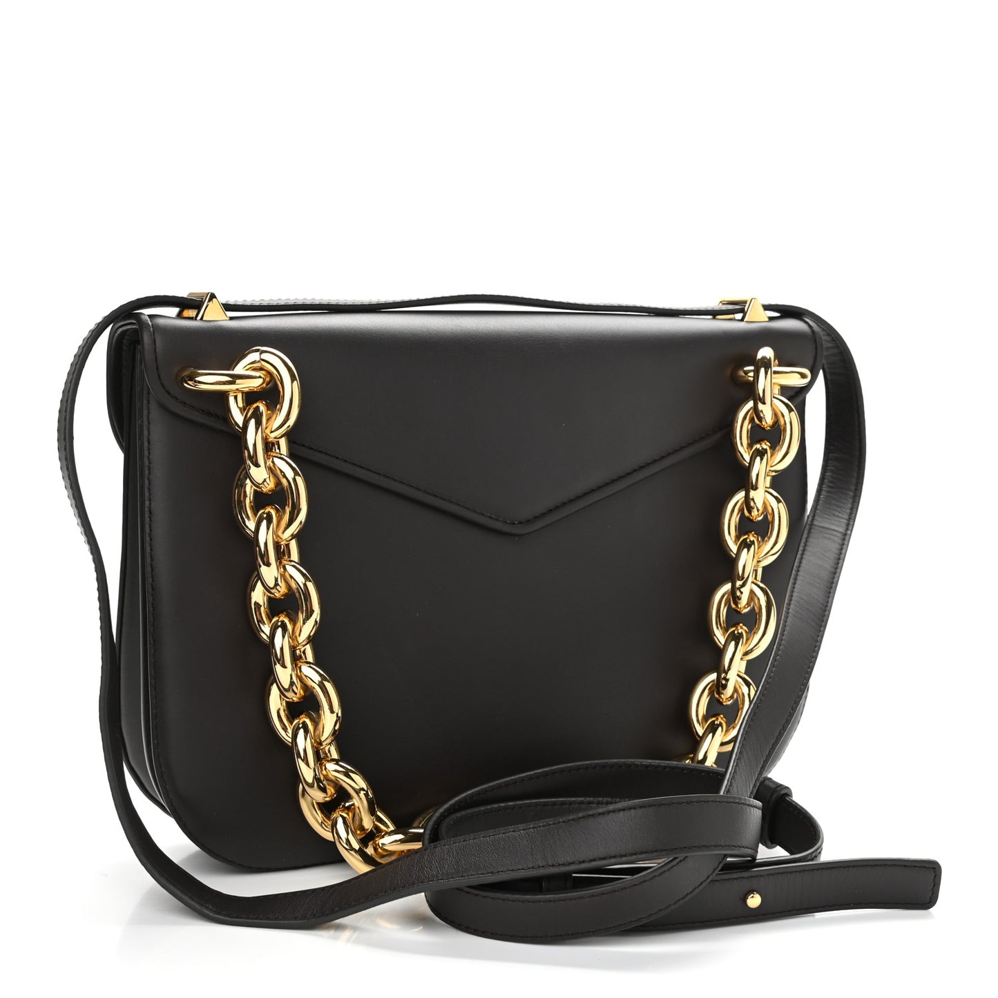 Calfskin Mount Envelope Bag Fondant