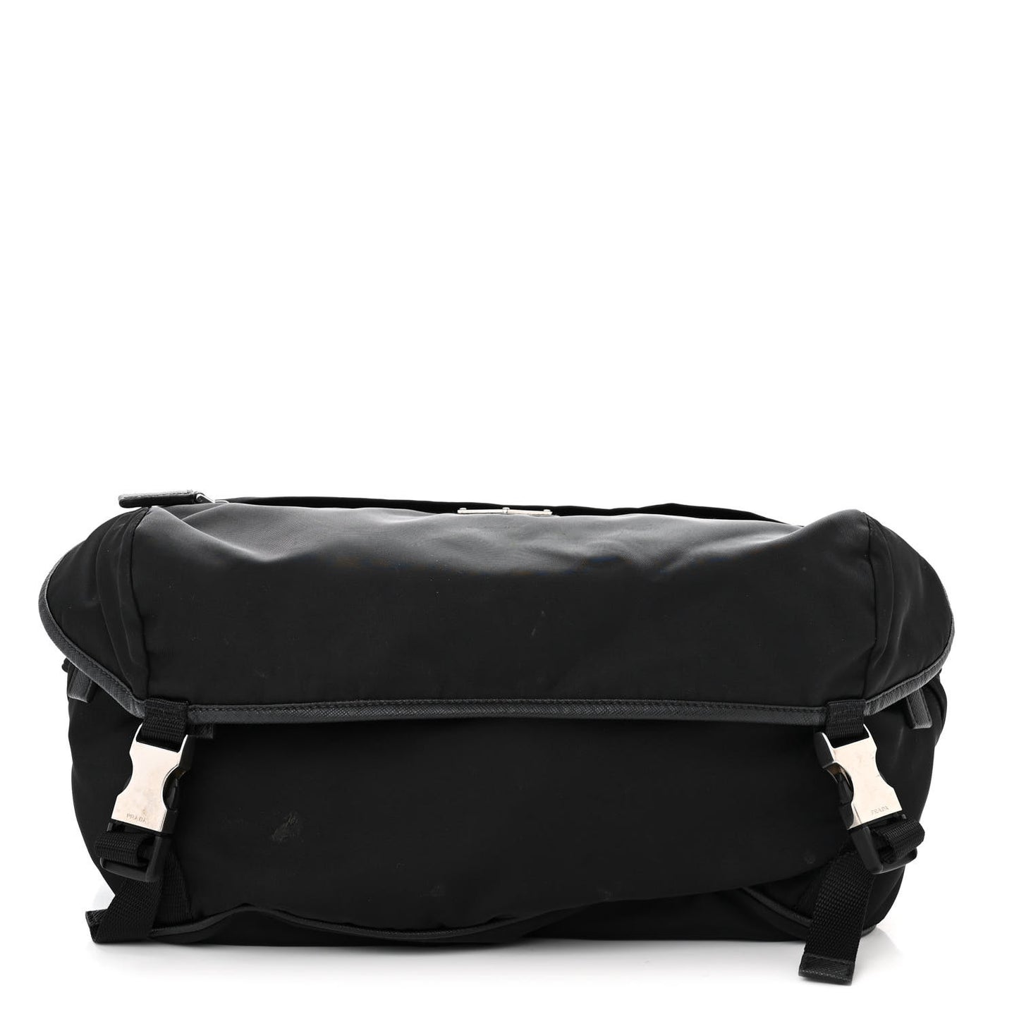 Re-Nylon Saffiano Sling Bag Black
