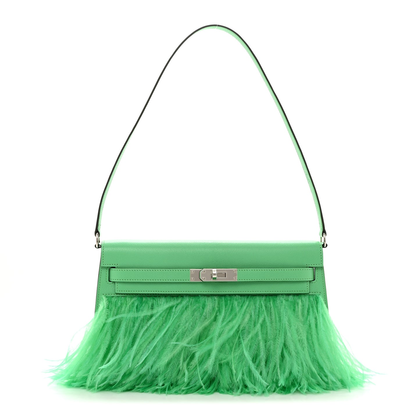 Chevre Ostrich Feather Kelly Elan Vert Comics