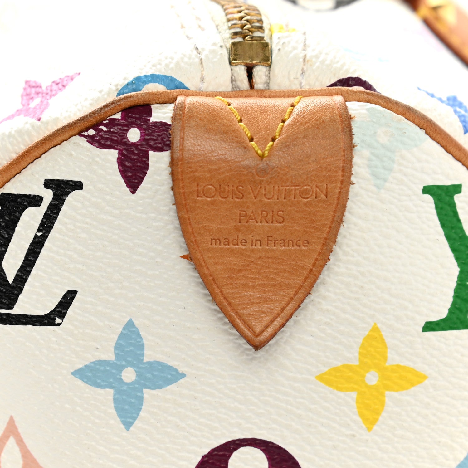 Louis Vuitton Monogram Multicolor Speedy 30 White 6 of 15