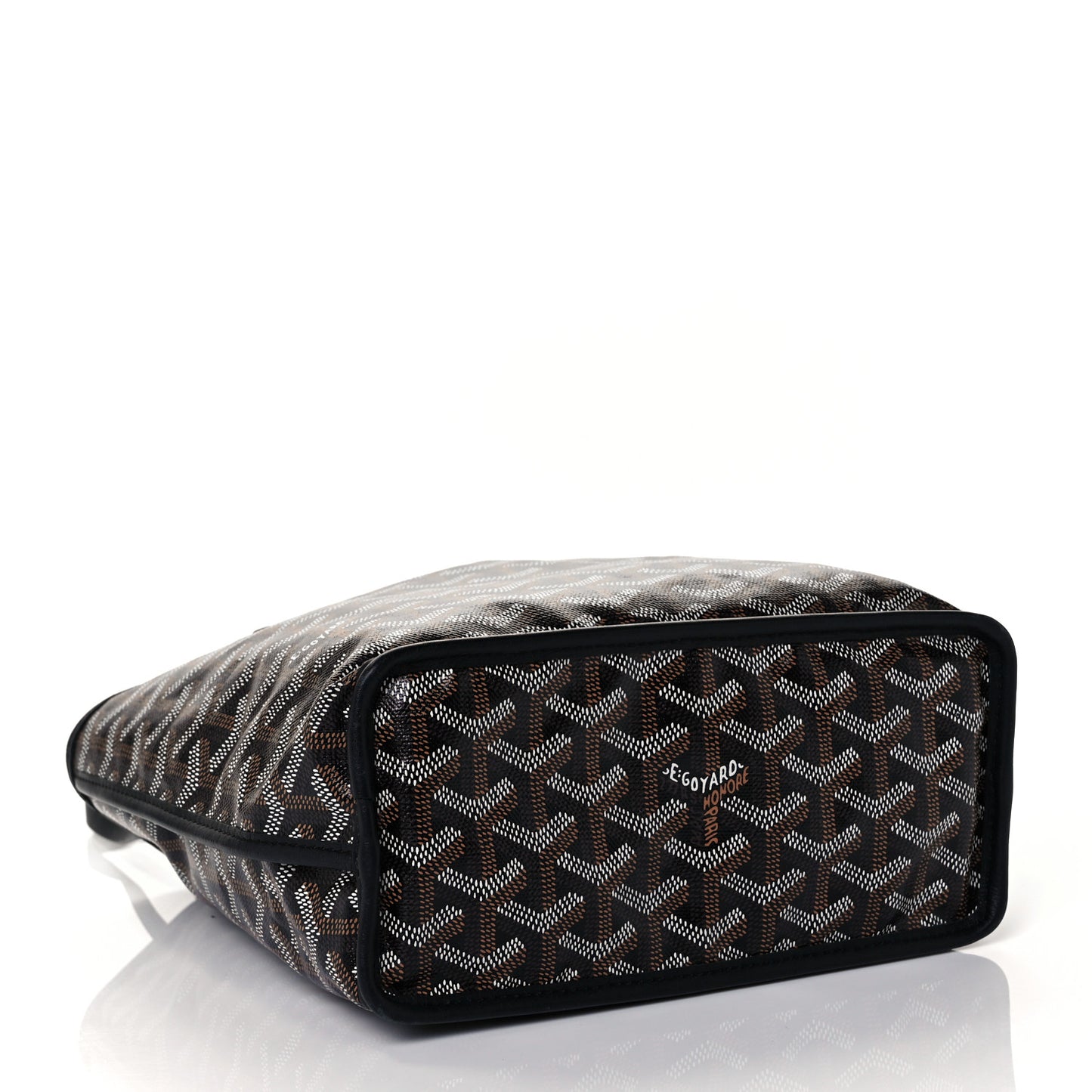 Goyardine Reversible Mini Anjou Black
