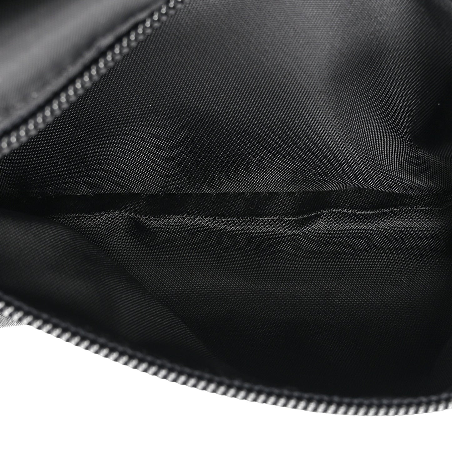 Nylon Logo Belt Bag Black