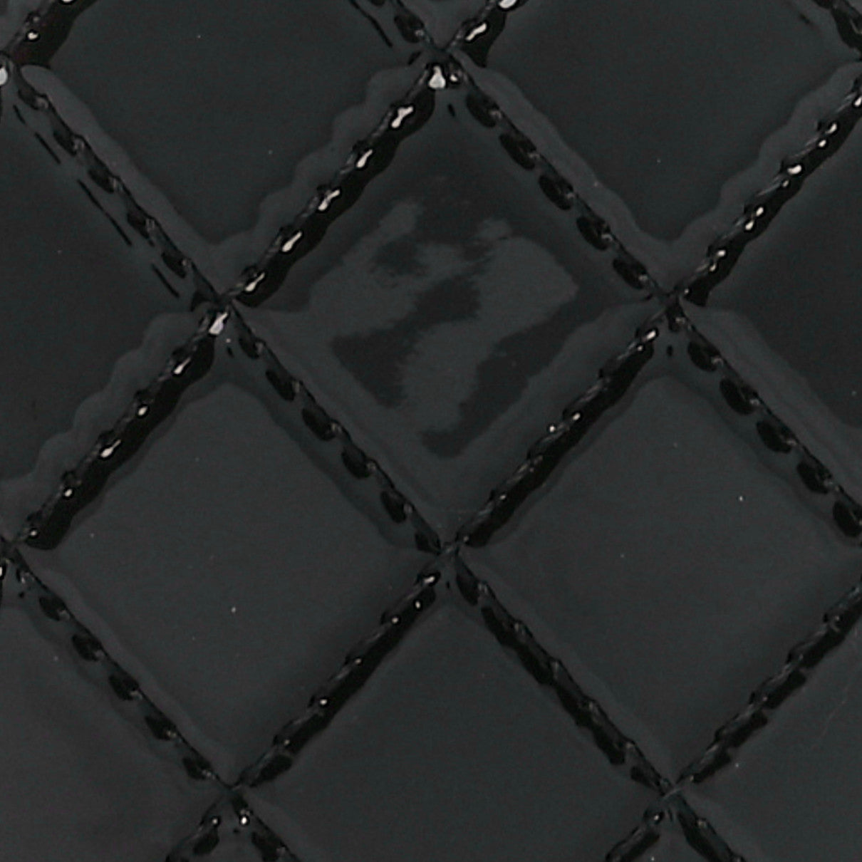 Patent Quilted Travel Kit Vanity Case Black