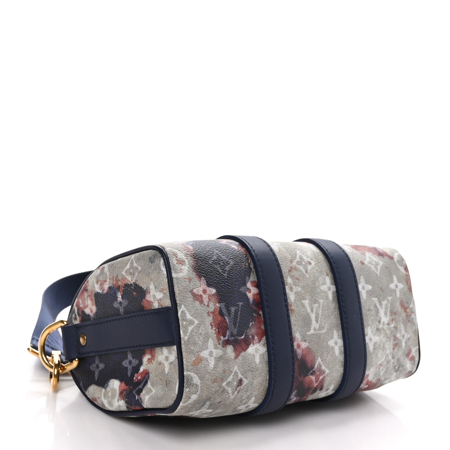 Monogram Bleach Keepall Bandouliere 25 Ink Blue