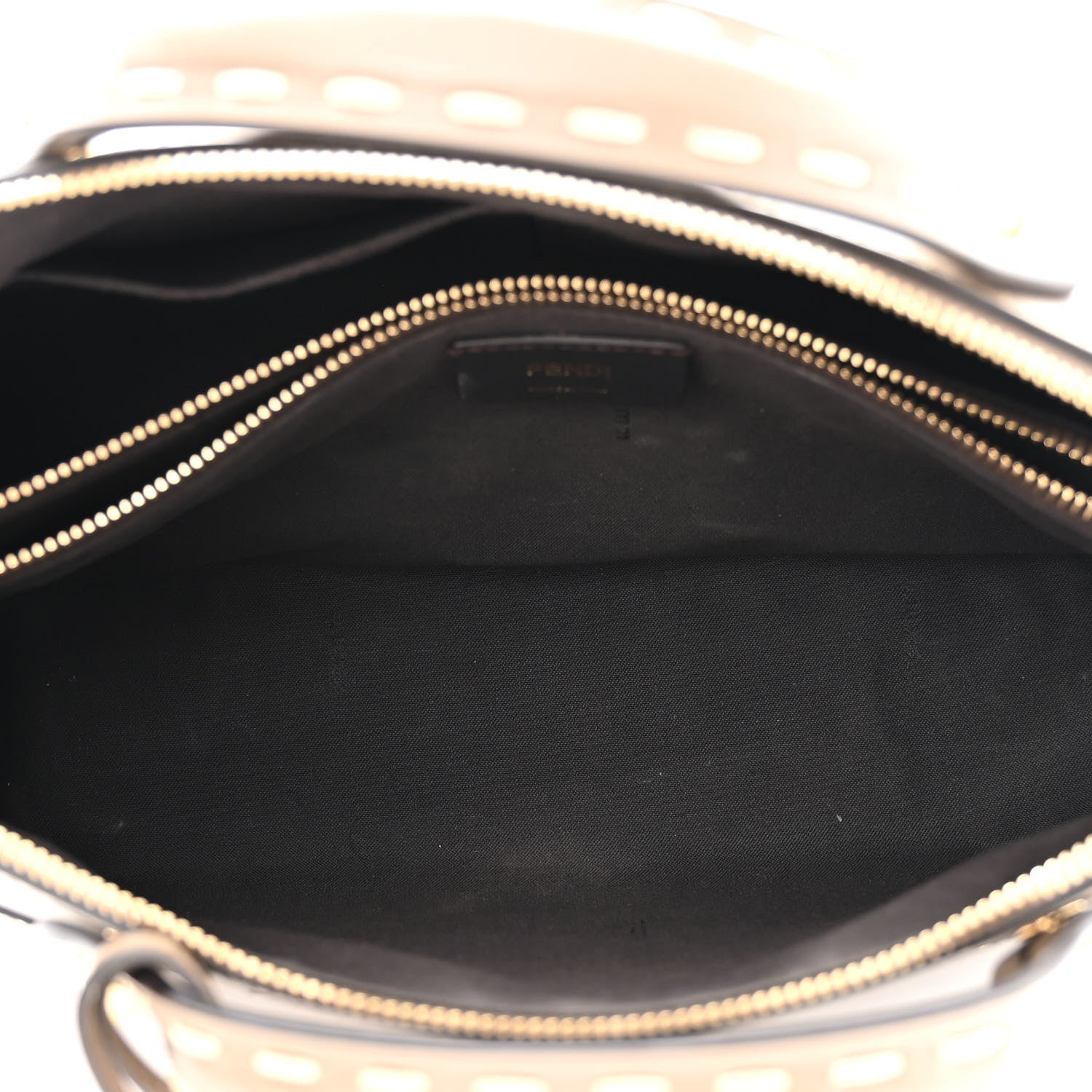 Fendi Vitello King Elaphe Python Print Logo Medium By The Way Boston Bag Tartufo Daisy Roccia 6 of 12