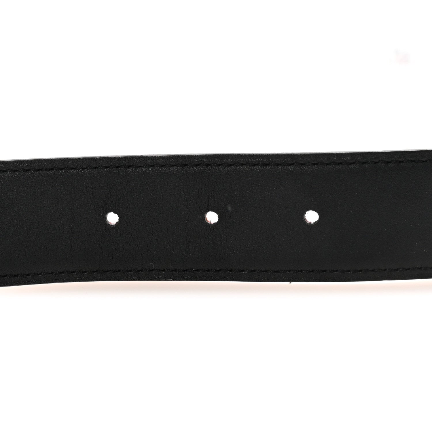 Hermes Swift Epsom 32mm H Belt 85 34 Black Orange 3 of 5
