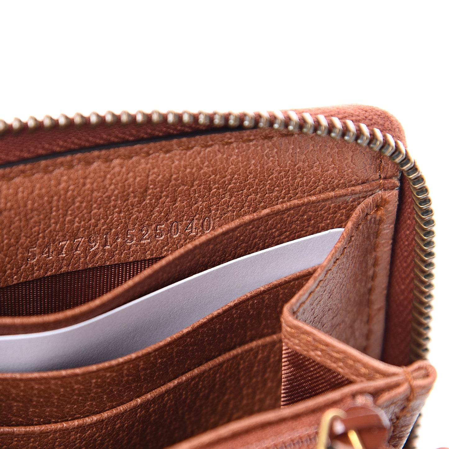 X MLB GG Monogram LA Dodgers Zip Around Wallet Beige Ruggine Ivory