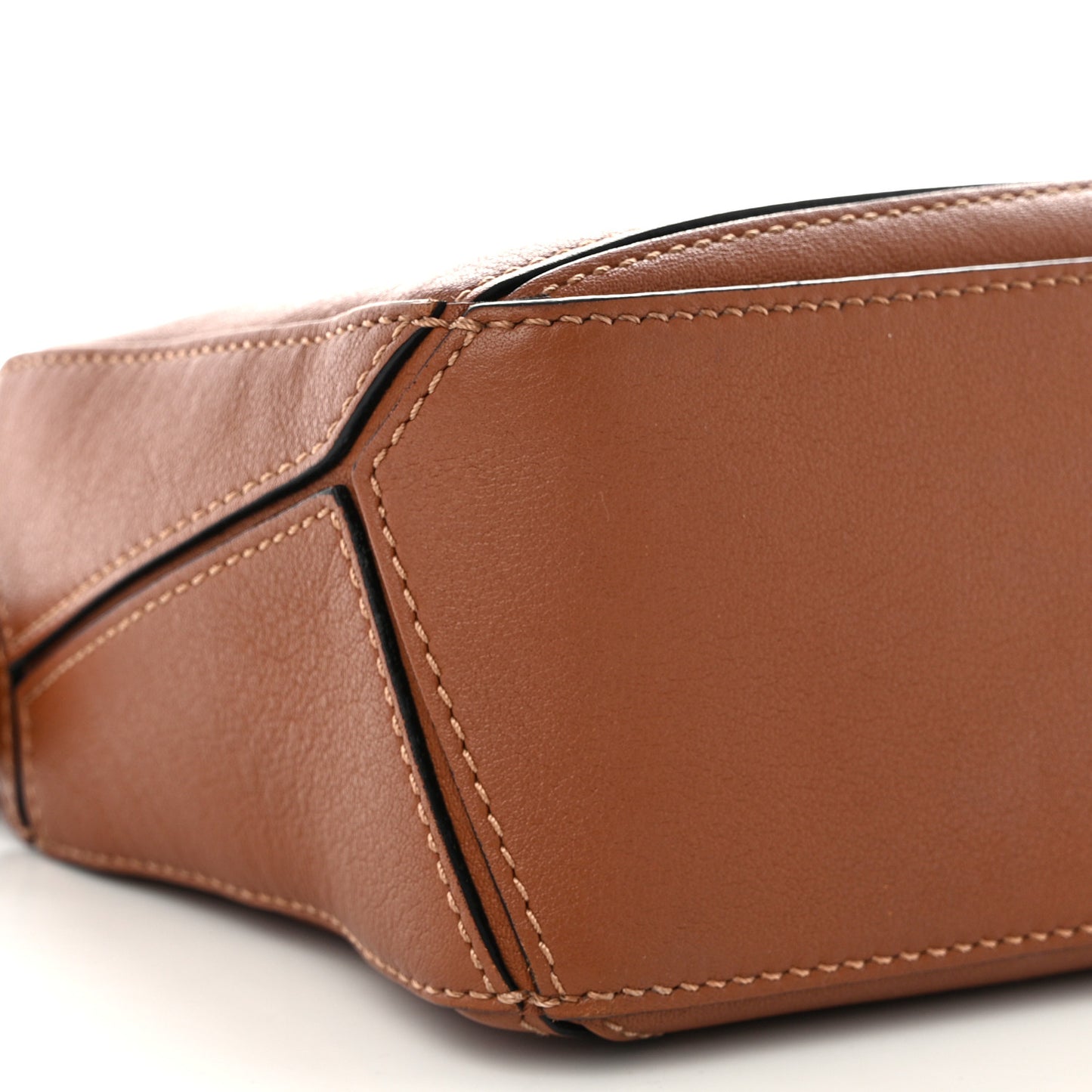 Calfskin Mini Puzzle Bag Tan
