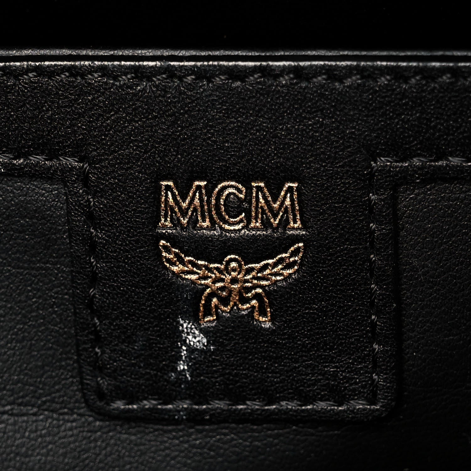 MCM Visetos Studded Small Stark M Backpack Cognac 6 of 9
