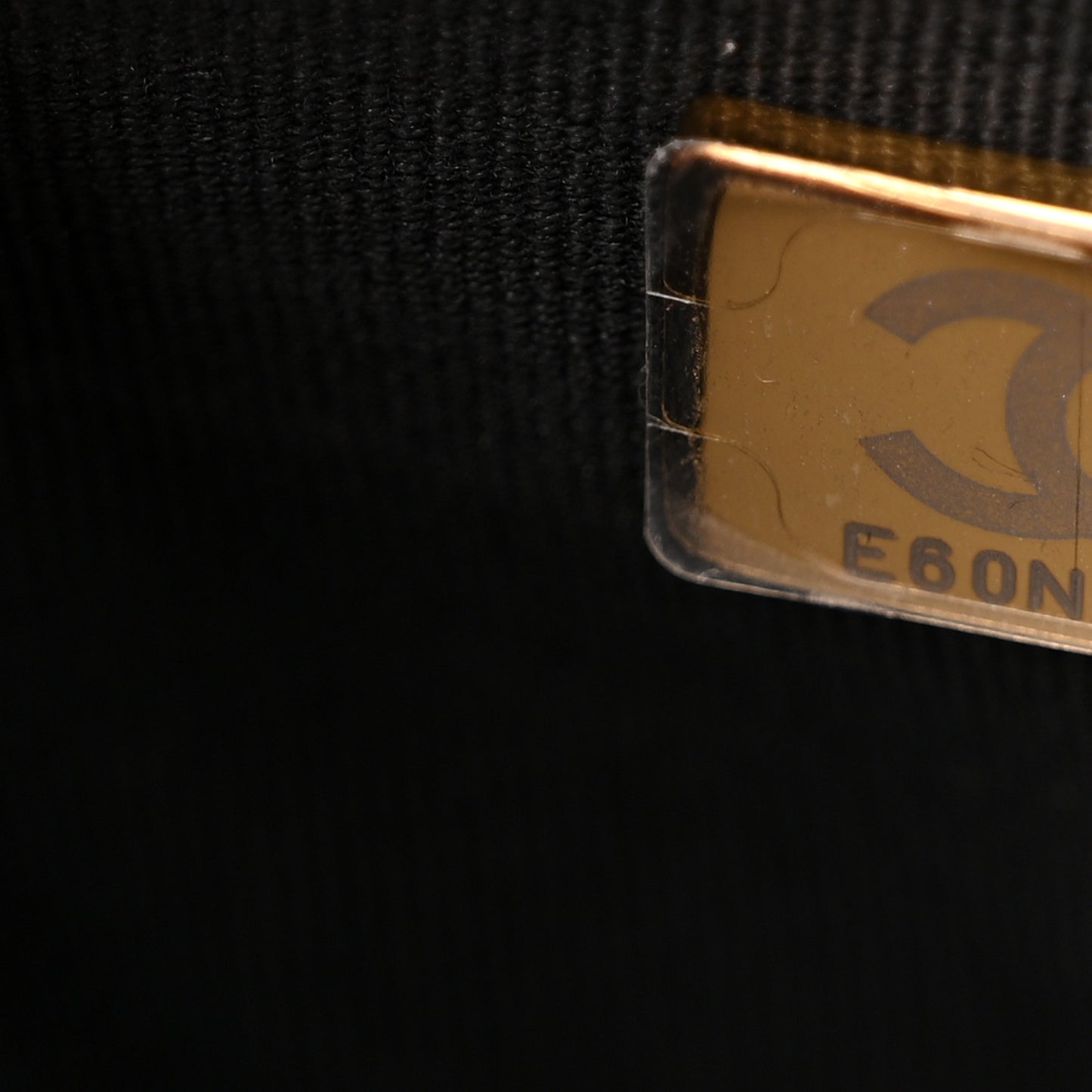 Shiny Aged Calfskin Quilted Nano Kelly Shopper Black