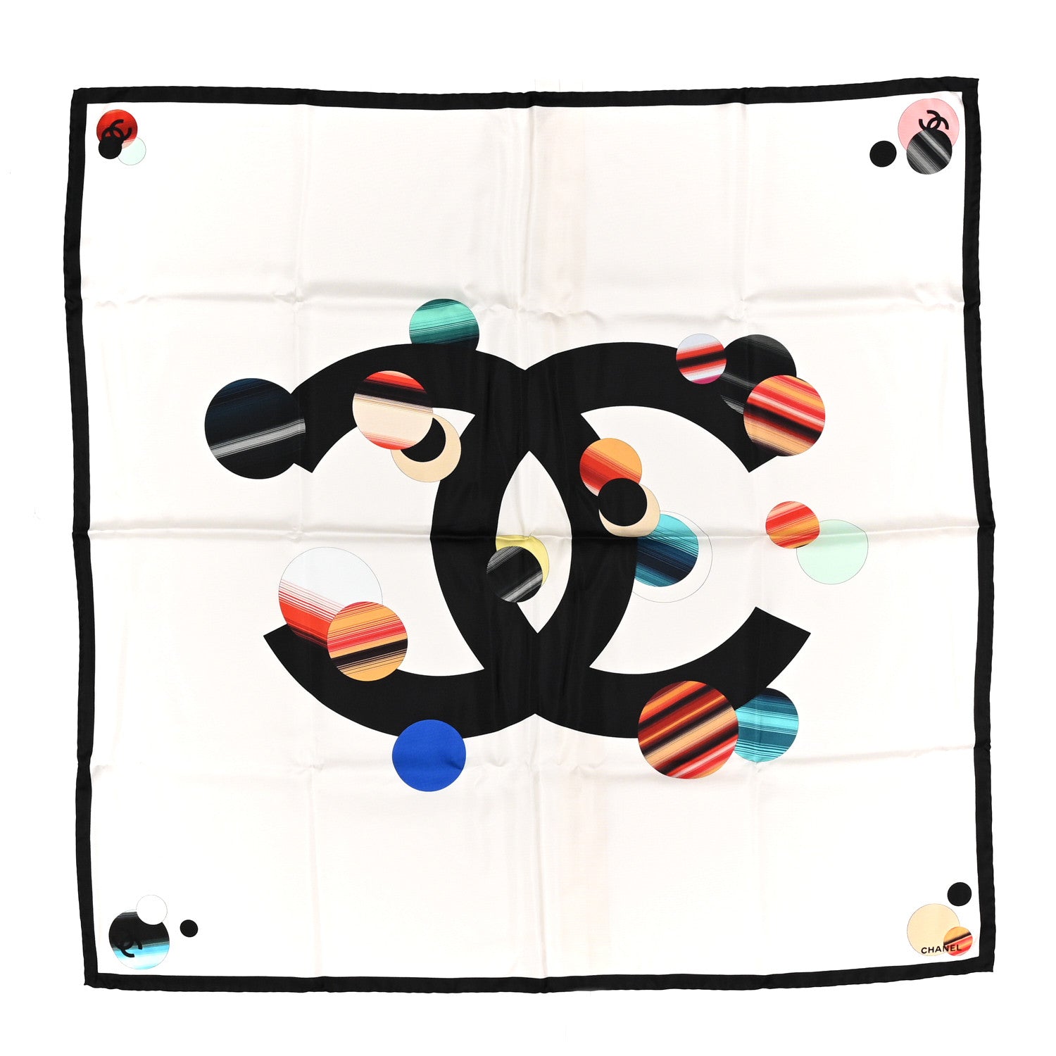 Chanel Silk CC Planet Scarf Multicolor 1917736 – FASHIONPHILE