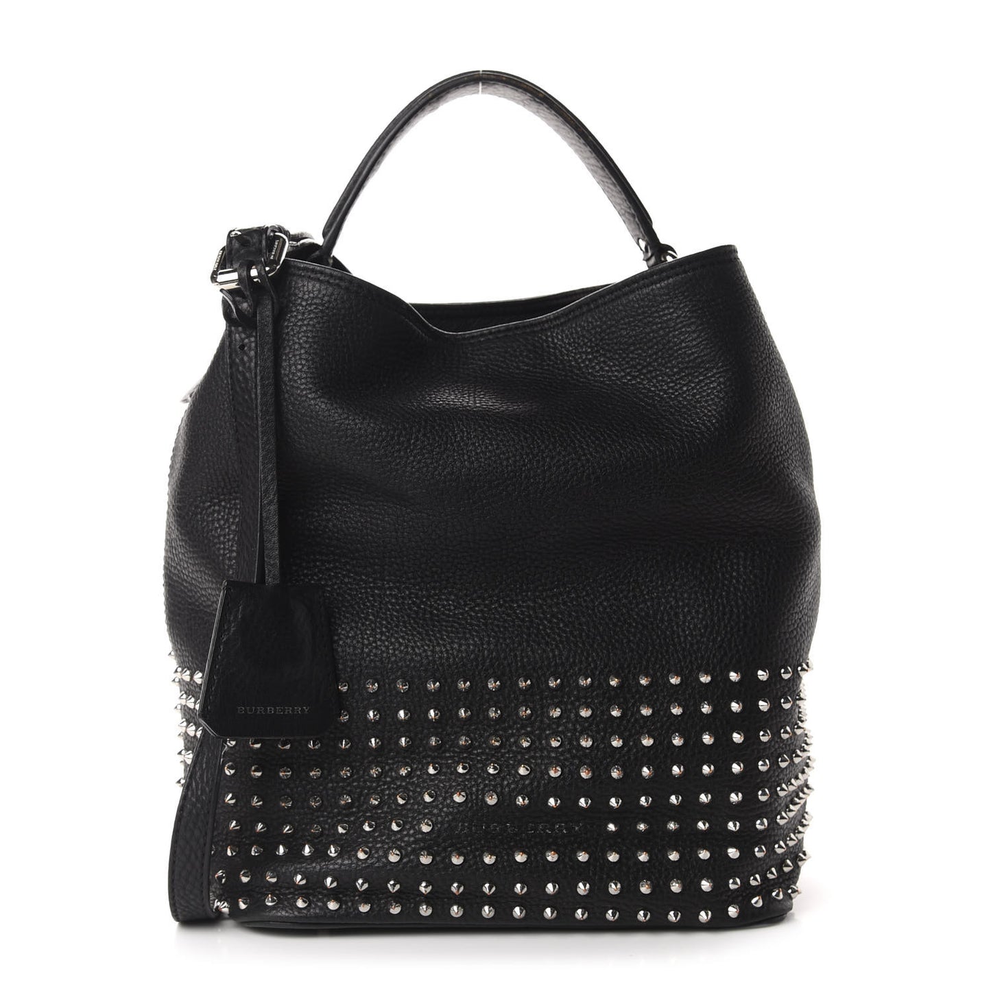 Calfskin Studded Medium Susanna Hobo Black