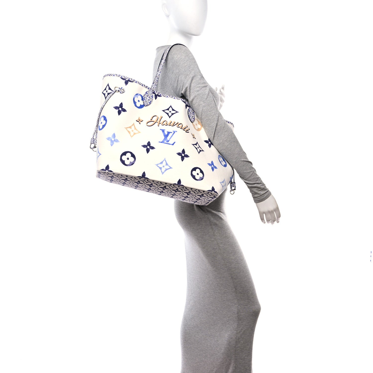 Louis Vuitton Monogram Canvas By The Pool Hawaii 2.0 Neverfull GM Blue 2 of 11