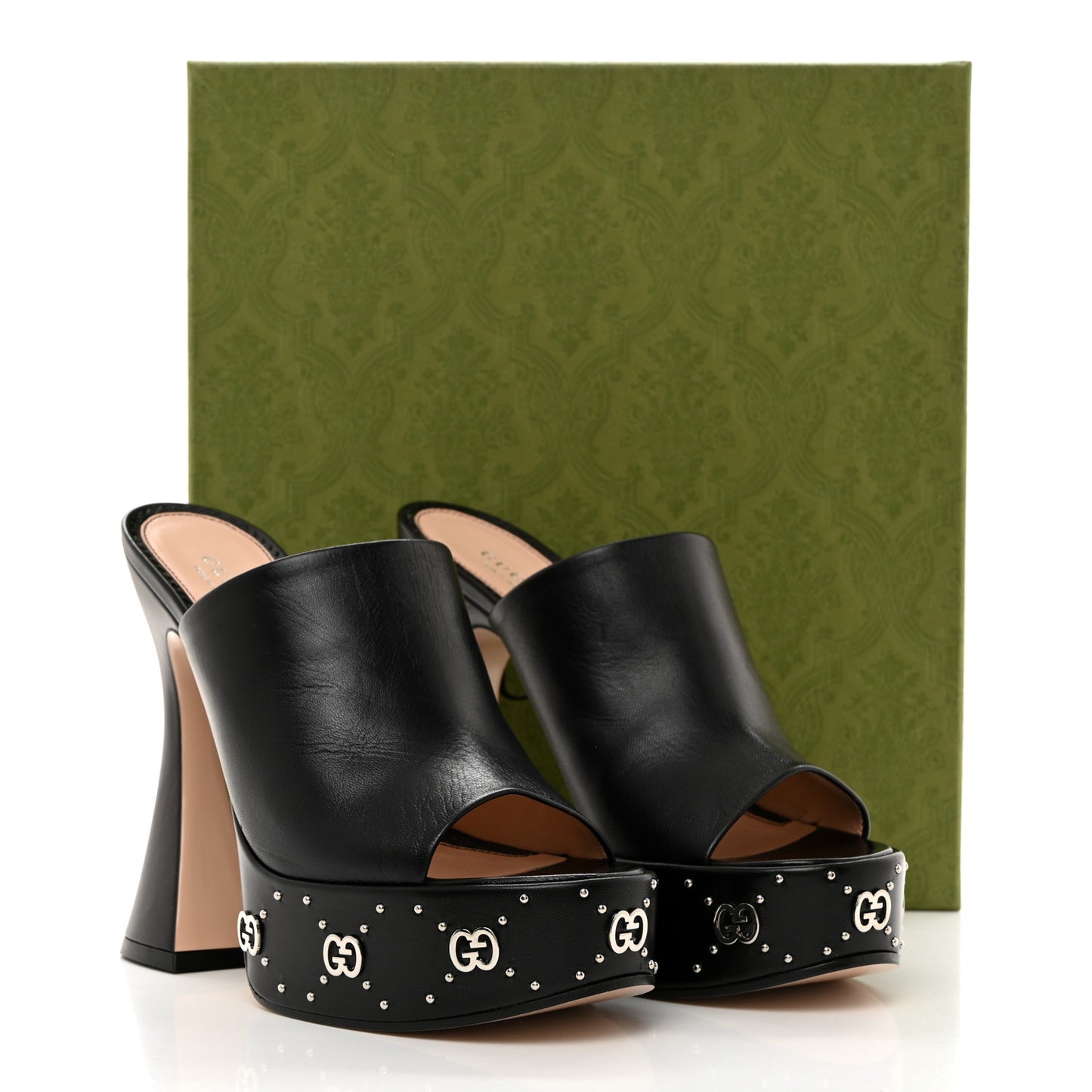 Malaga Kid Janaya 150mm Platform Sandals 39.5 Black