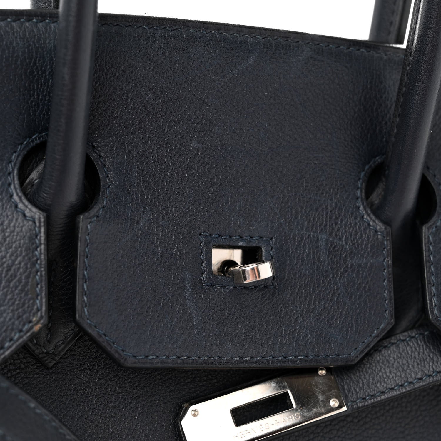 Hermes Evergrain Birkin 35 Bleu Indigo 15 of 19