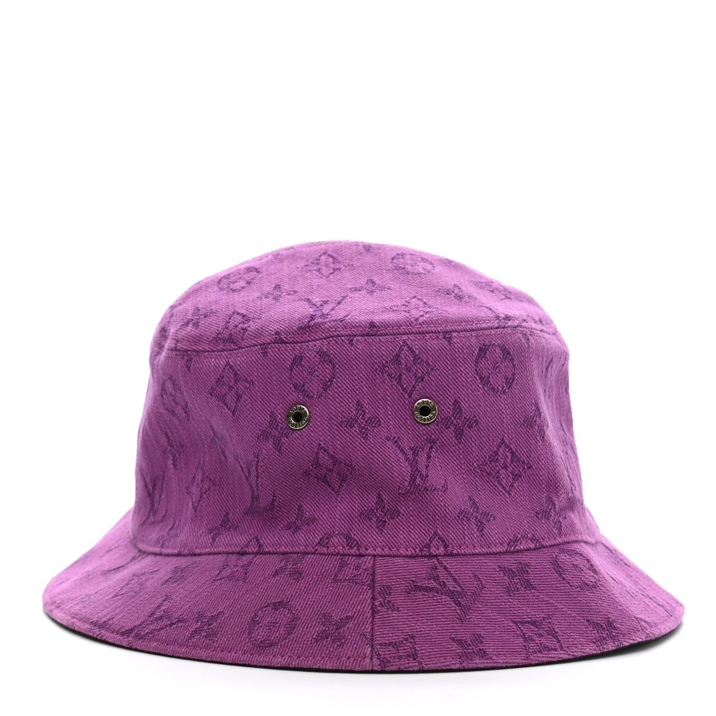 Monogram Denim Transformable Bob Bucket Hat Purple