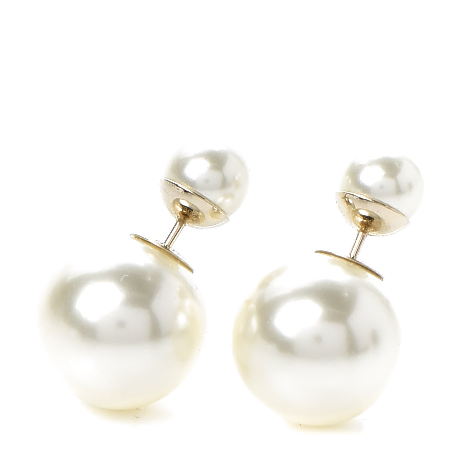 Christian Dior Pearl Mise En Dior Tribal Earrings 1 of 5