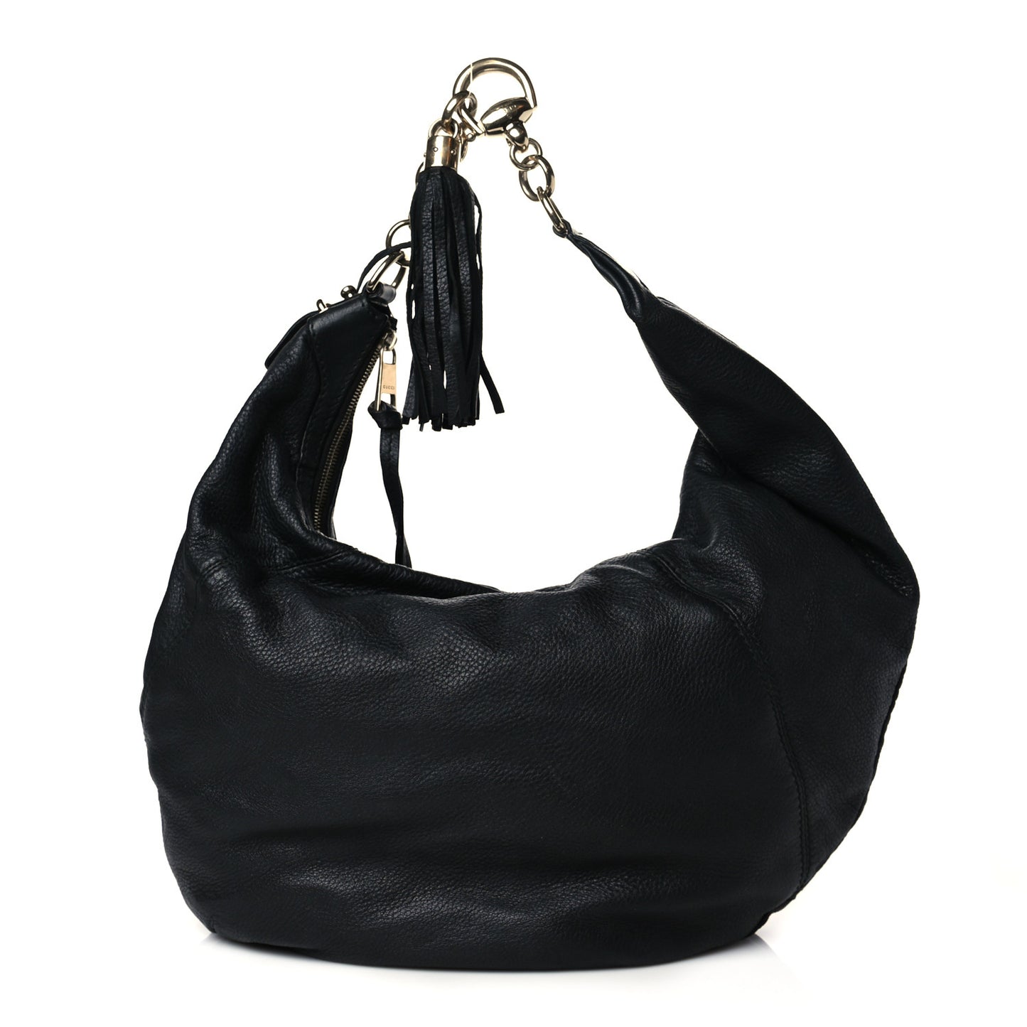 Calfskin Medium Sienna Hobo Black