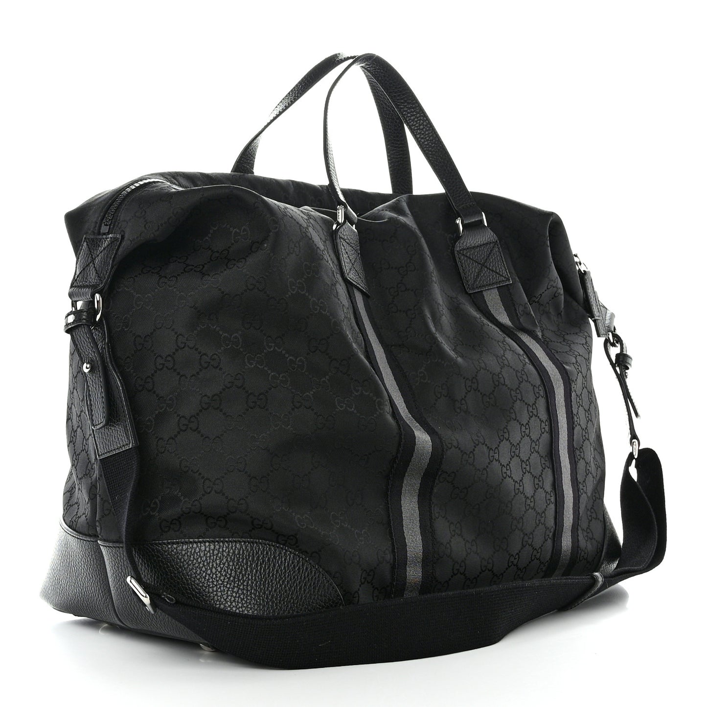 Nylon Monogram XL Duffle Bag Black