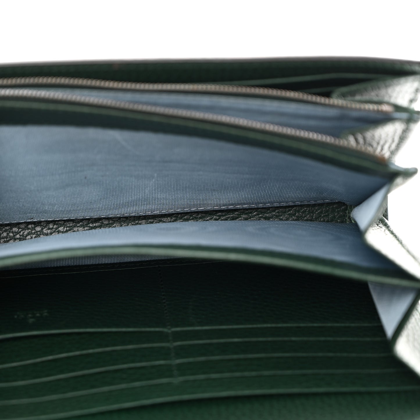 Calfskin Garden Dionysus Chain Wallet Emerald