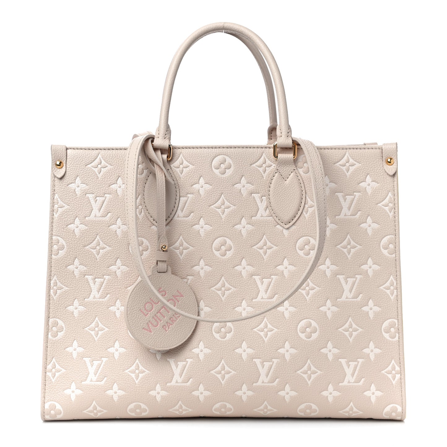 Empreinte Monogram Spring In The City Onthego MM Beige Pink Yellow