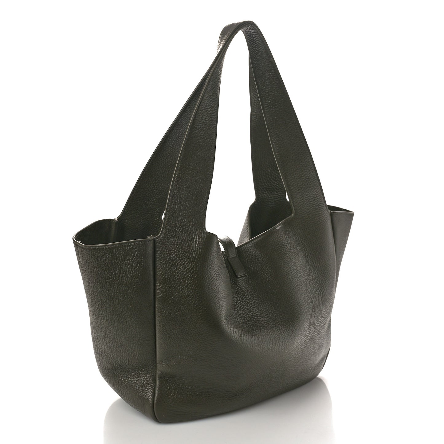 Grained Deerskin Bea Tote Musk