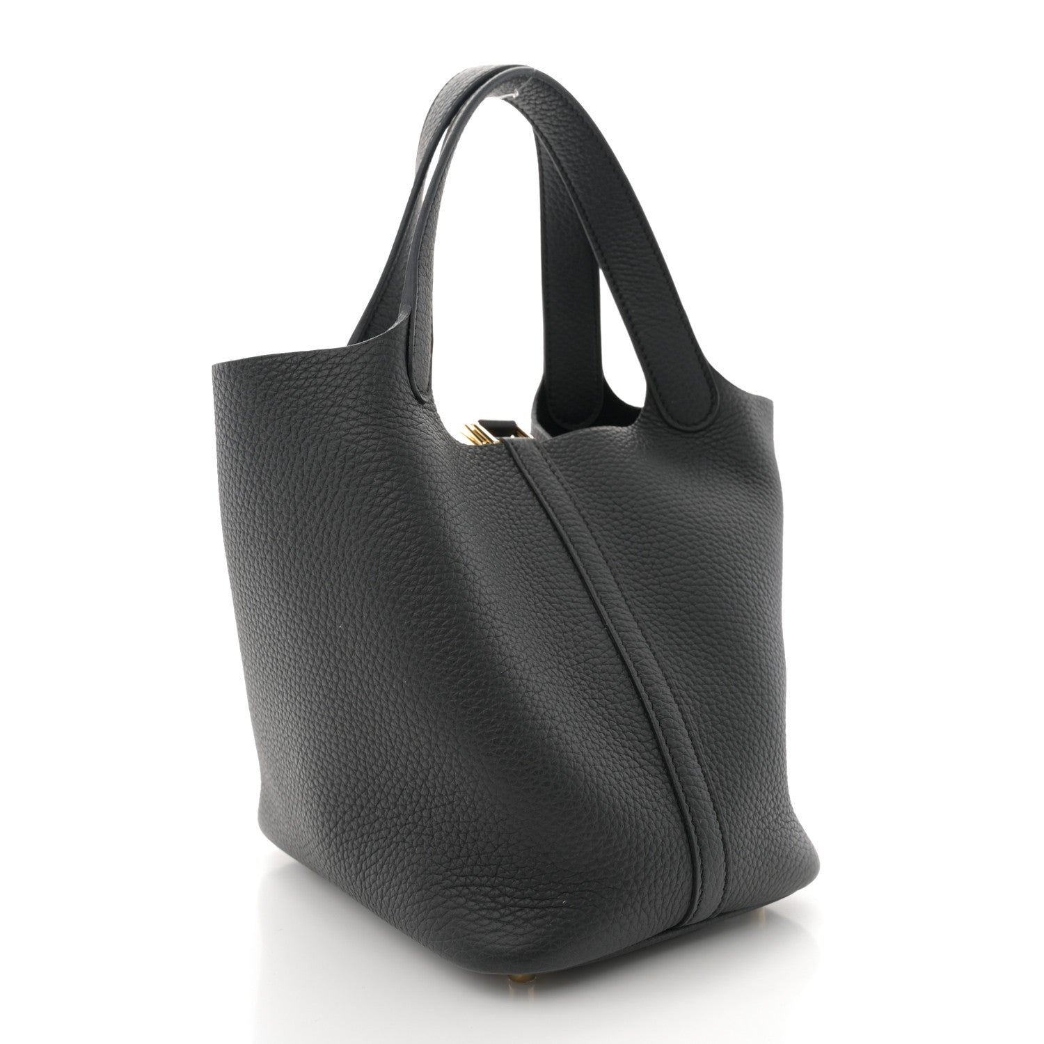 Hermes Taurillon Clemence Picotin Lock 18 PM Black 3 of 11