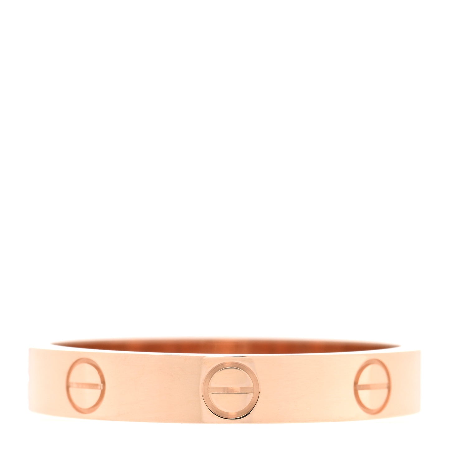 18K Pink Gold 3.5mm LOVE Wedding Band Ring 59 8.75