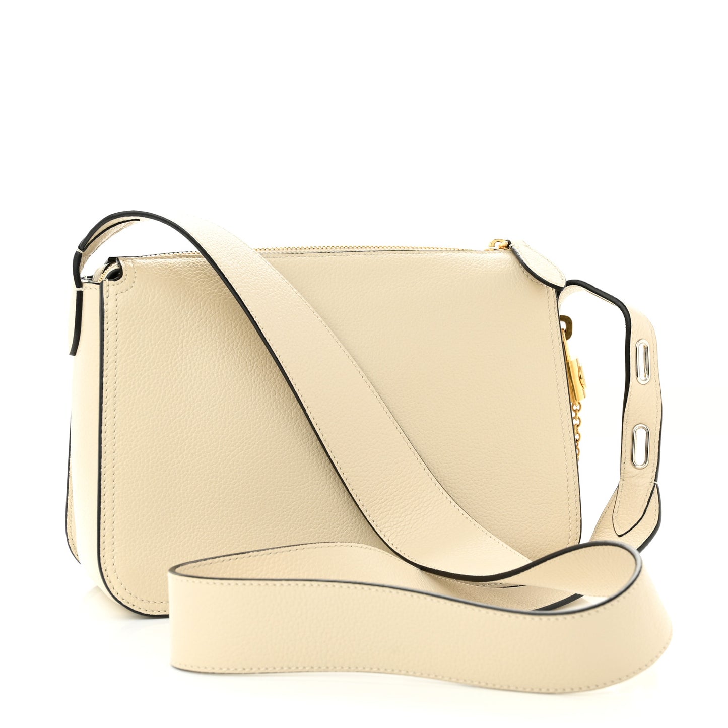 Small Classic Grain Billie Crossbody Bag Chalk