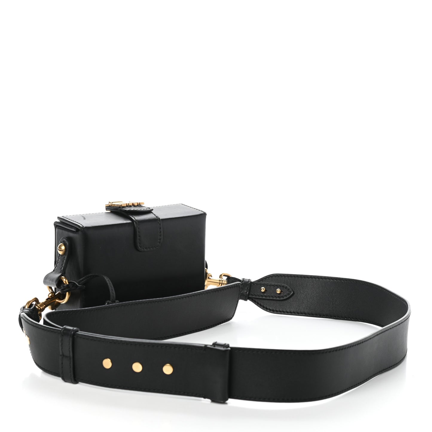 Lambskin Dioraddict Lockbox Black