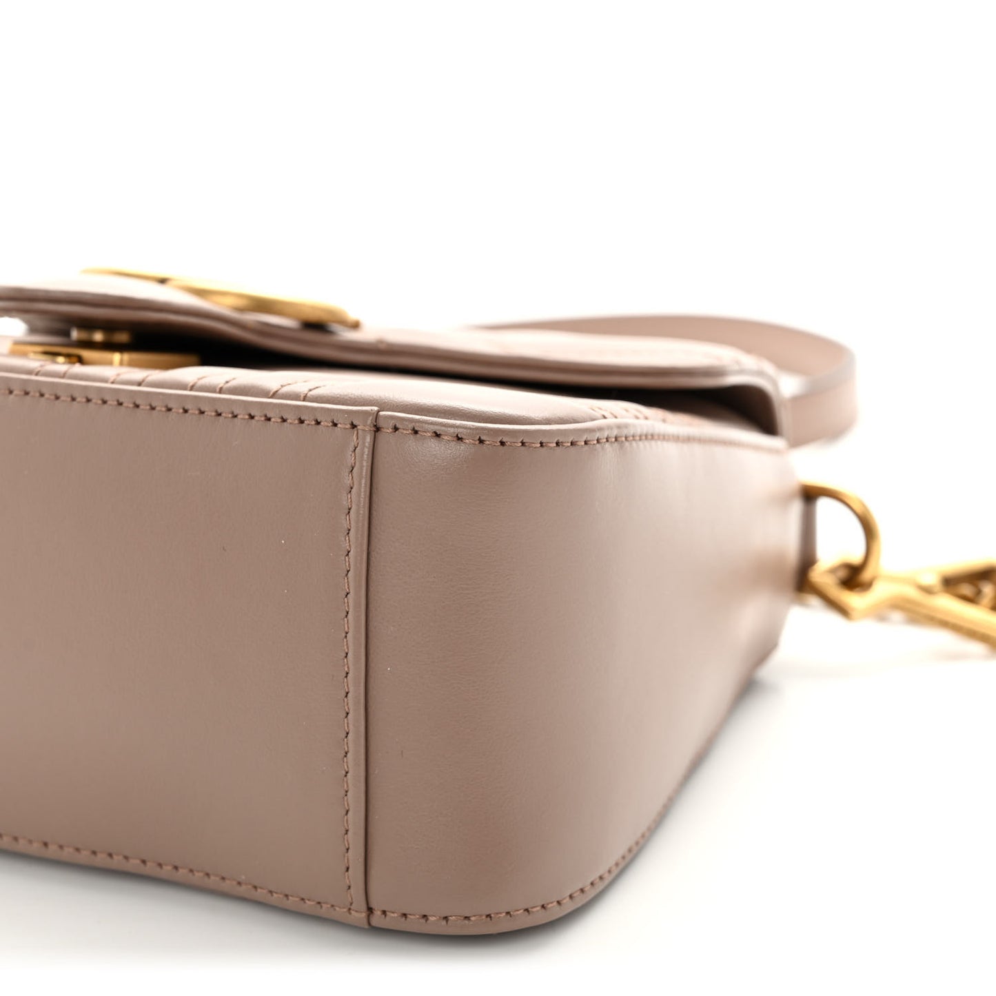 Calfskin Matelasse GG Marmont Top Handle Shoulder Bag Porcelain Rose