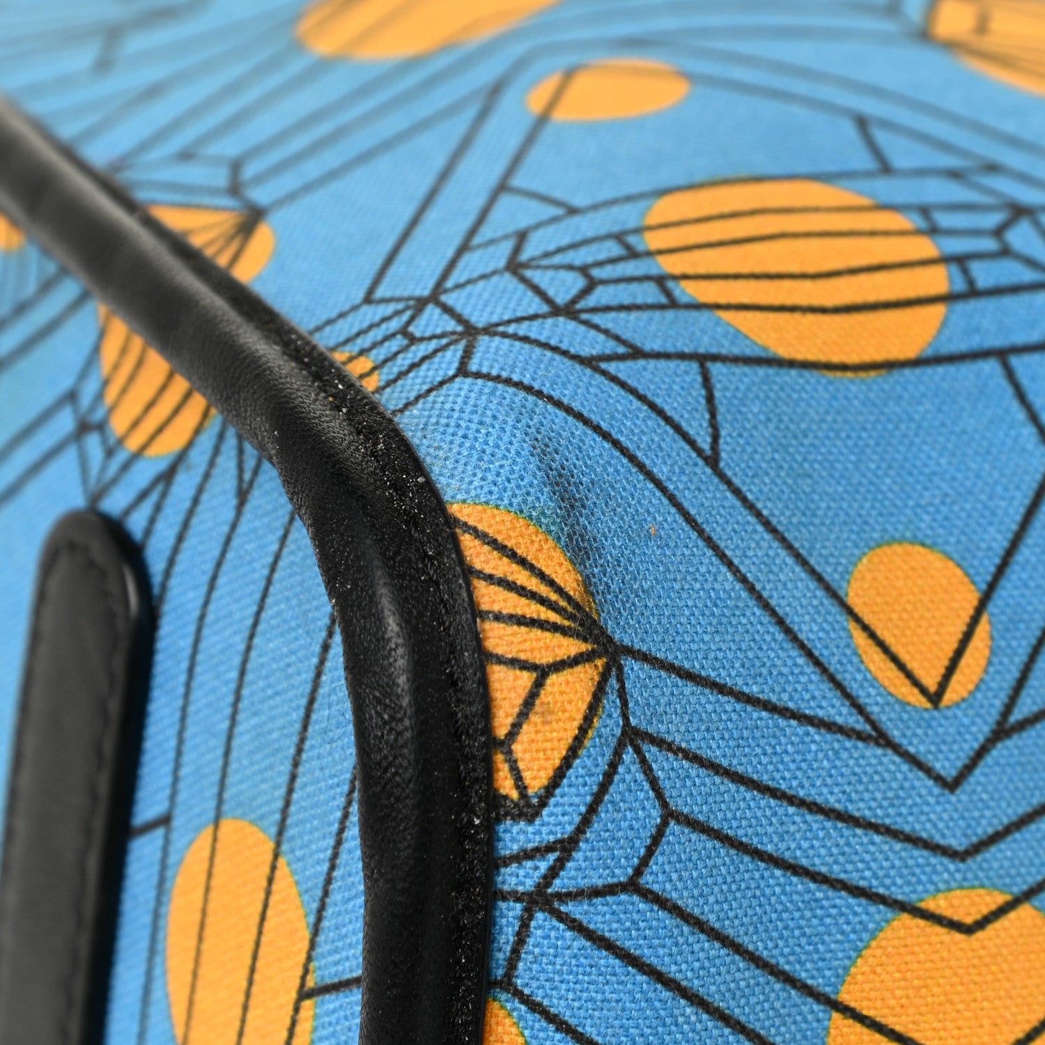 MCM Visetos Medium Project Reversible Shopper Tote Munich Blue 26 of 29
