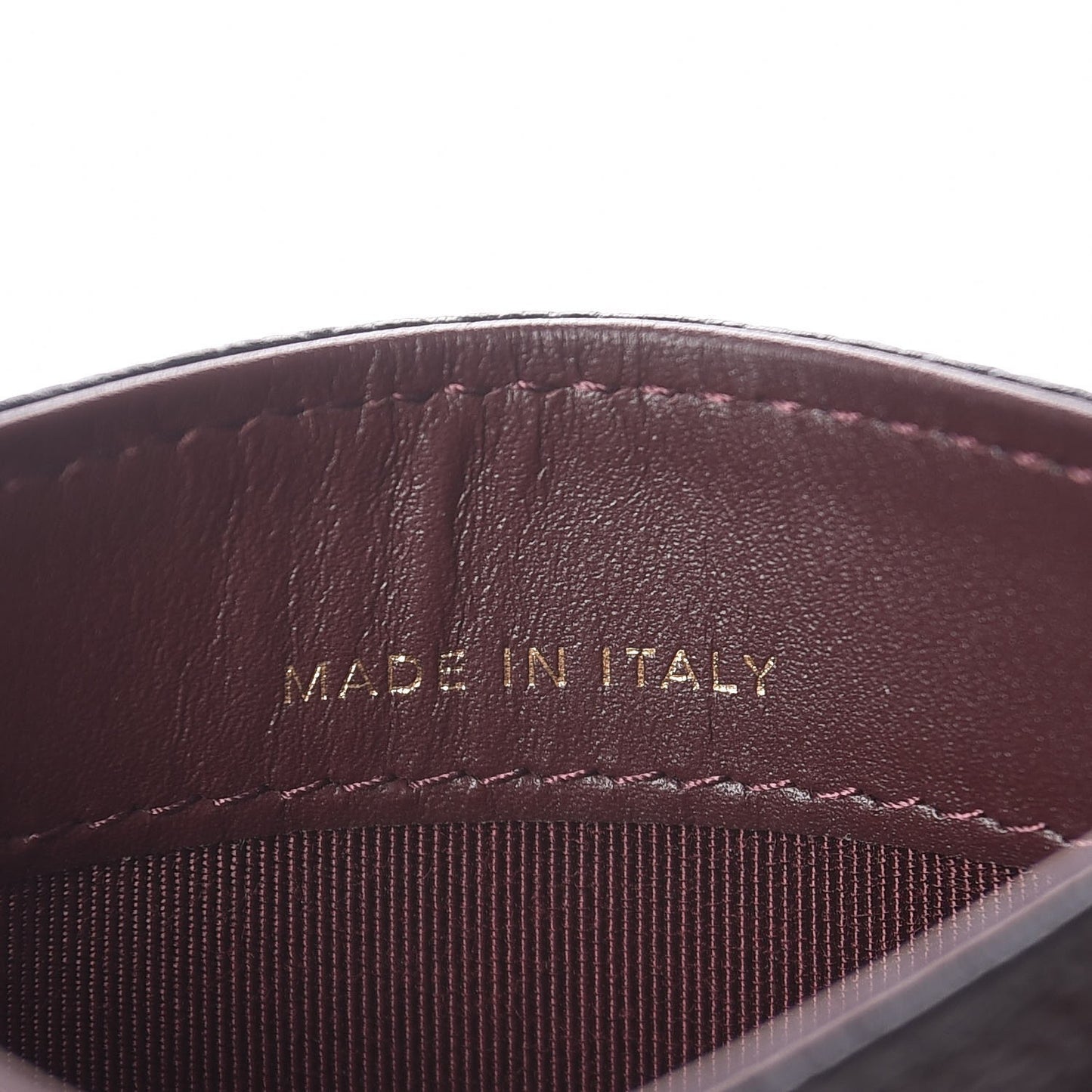 Caviar Quilted Card Holder Black