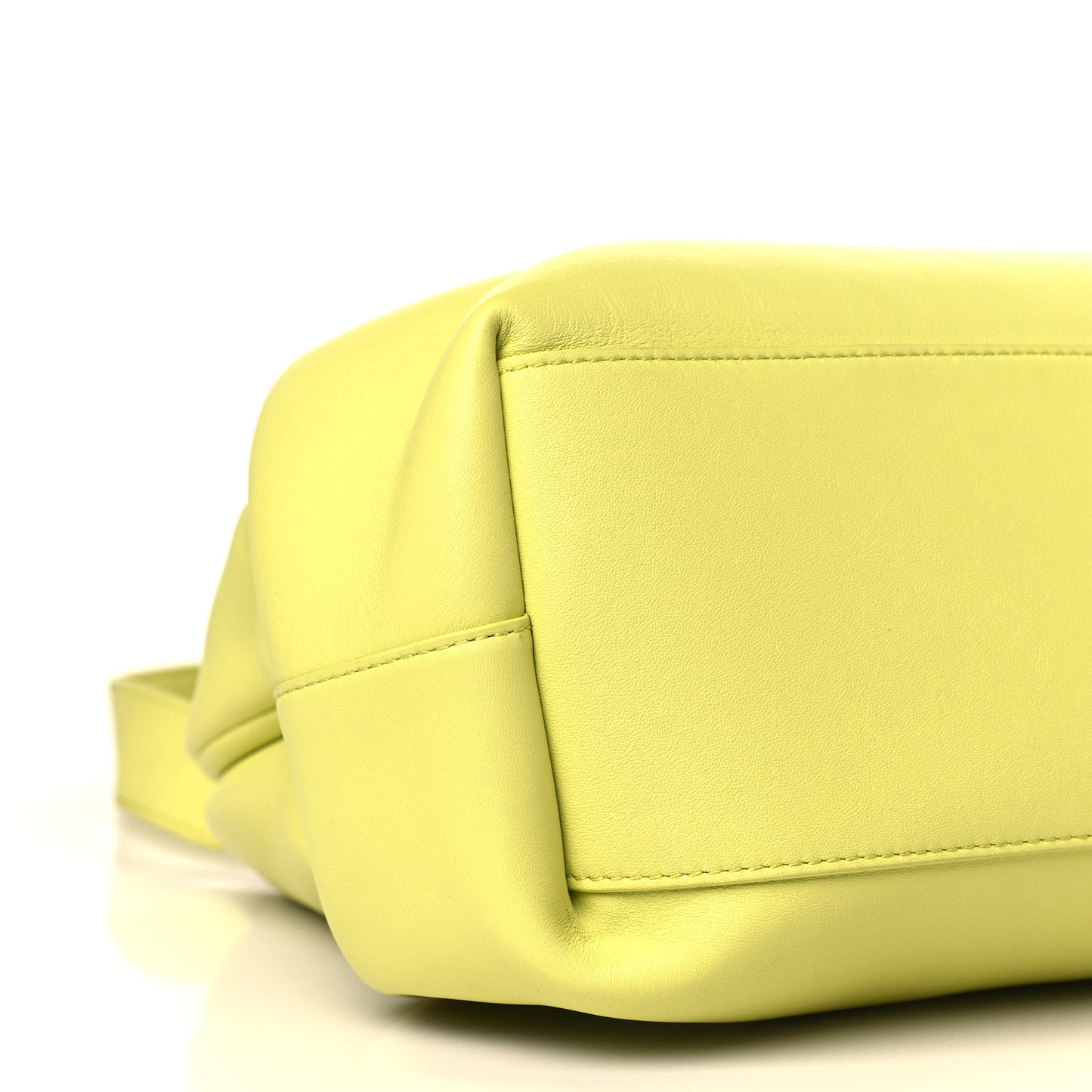 Calfskin Medium The Point Triangle Bag Seagrass