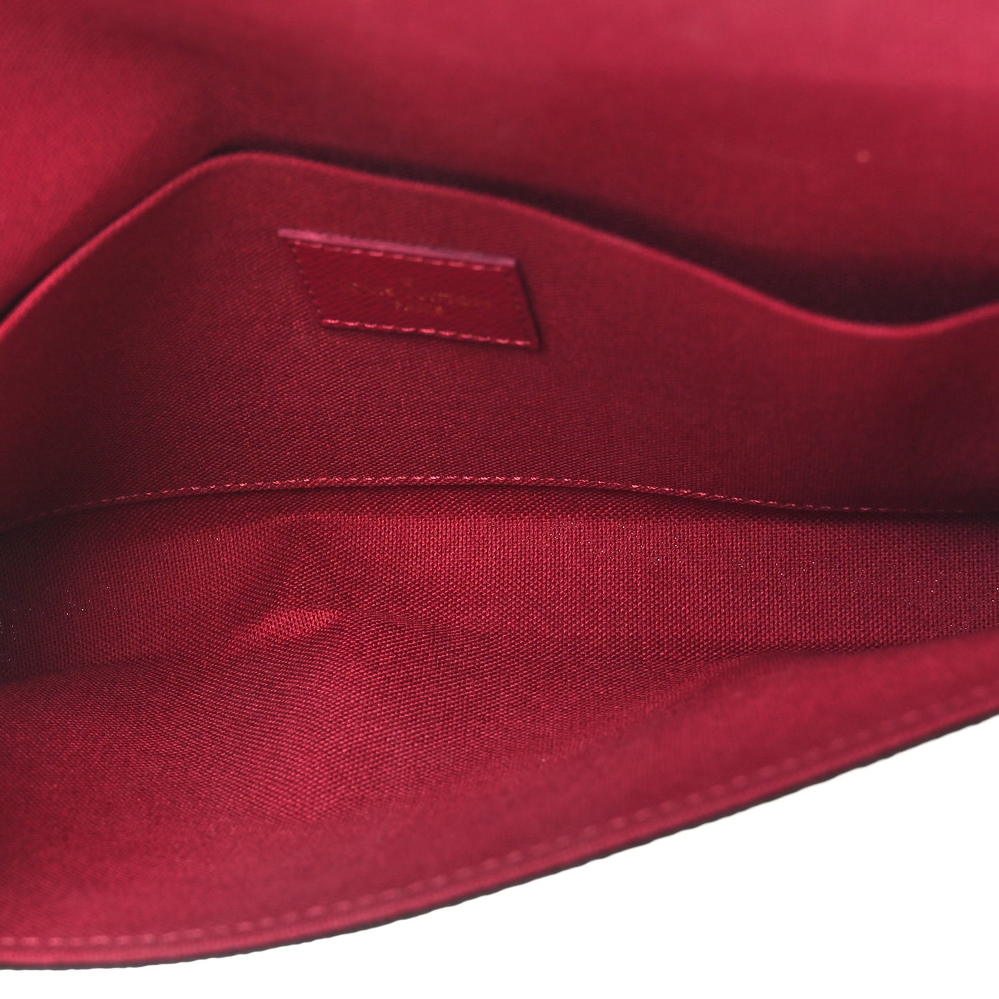 Monogram Pochette Felicie Chain Wallet Fuchsia