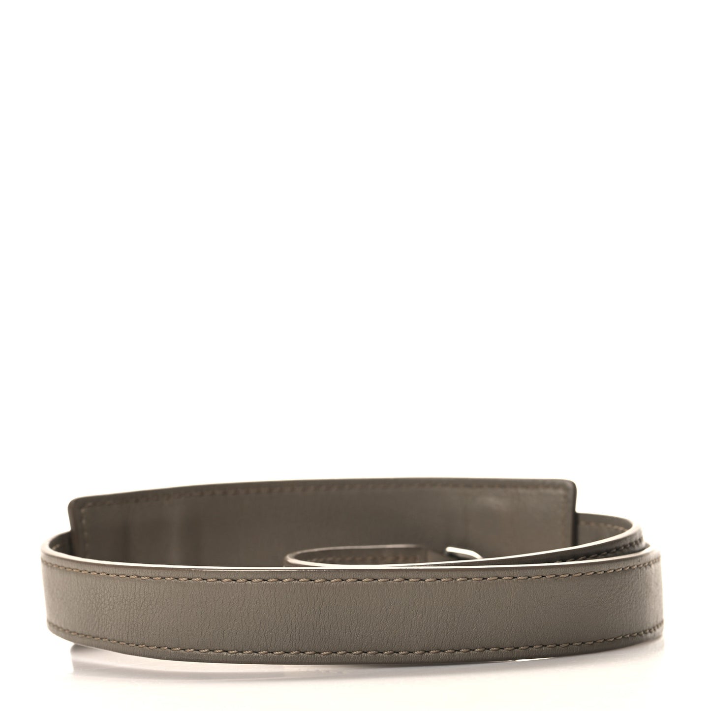Smooth Calfskin Trapeze Shoulder Strap Souris