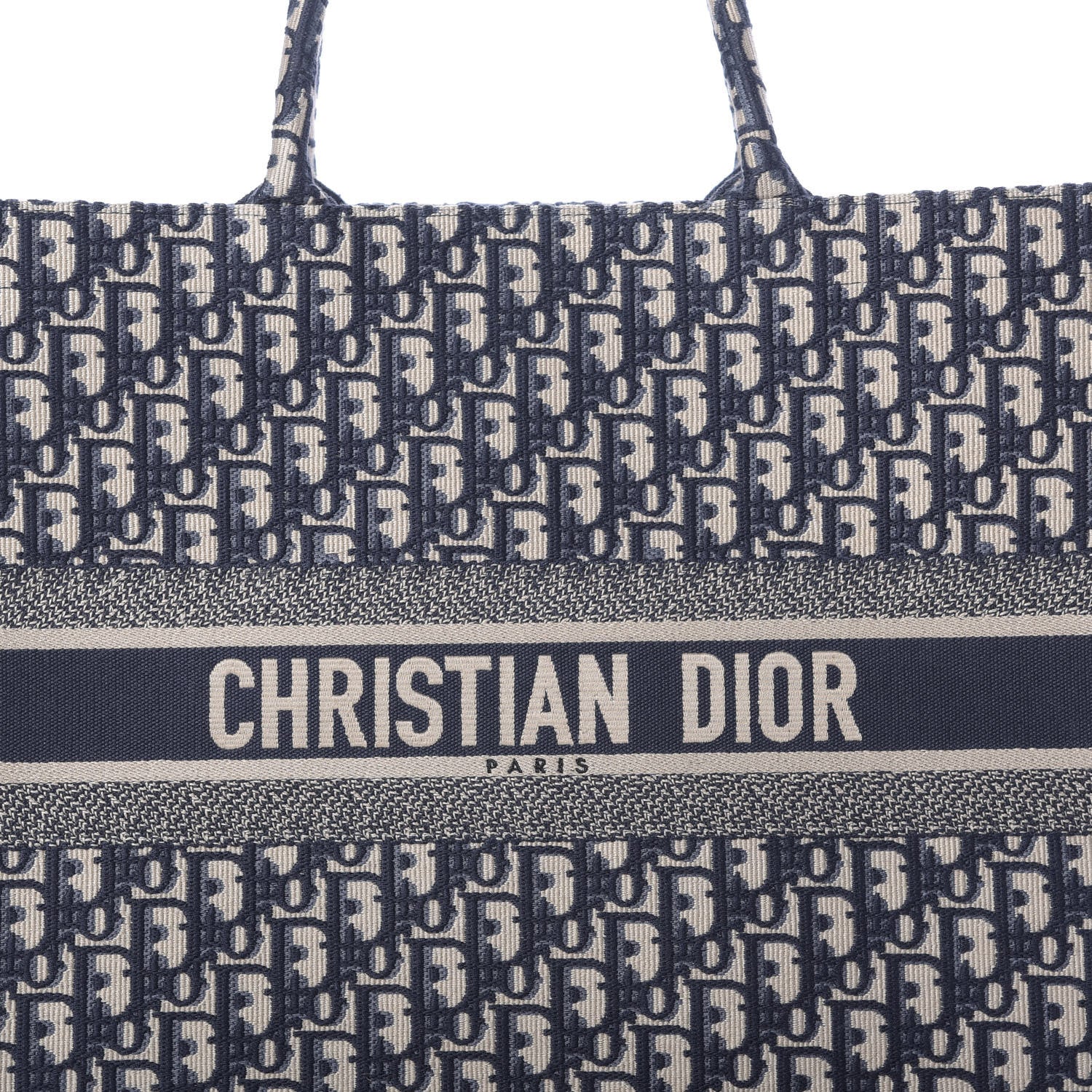 Christian Dior Oblique Book Tote Blue Multicolor 8 of 10