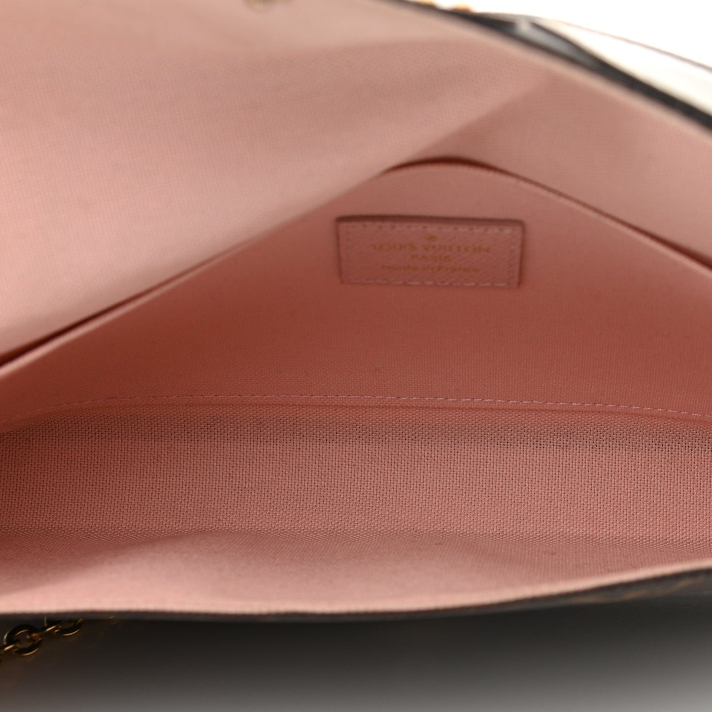 Monogram Valentine Dog Pochette Felicie Chain Wallet