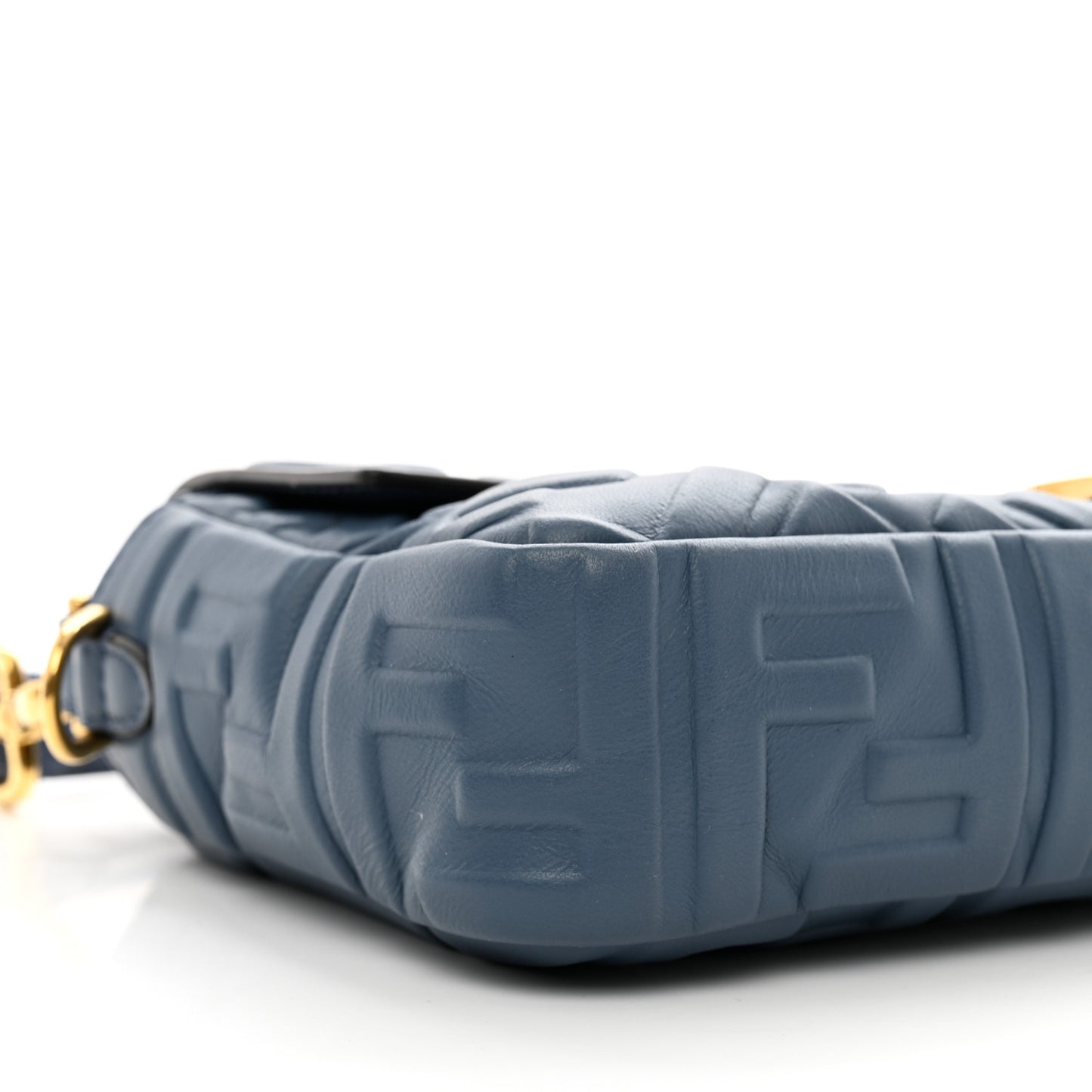 Nappa FF 1974 Embossed Baguette Mirto