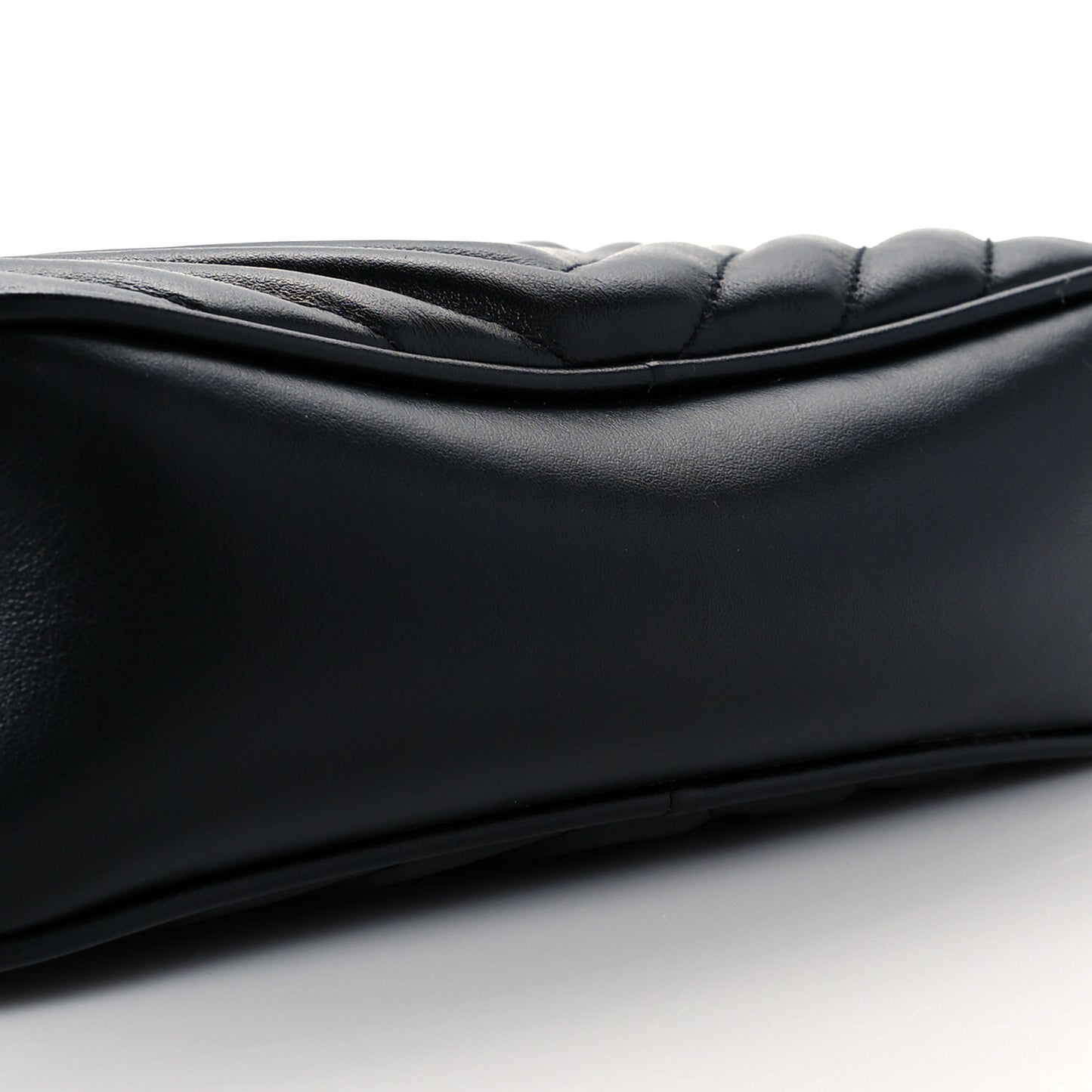 Calfskin Matelasse Monogram Lou Camera Bag Black