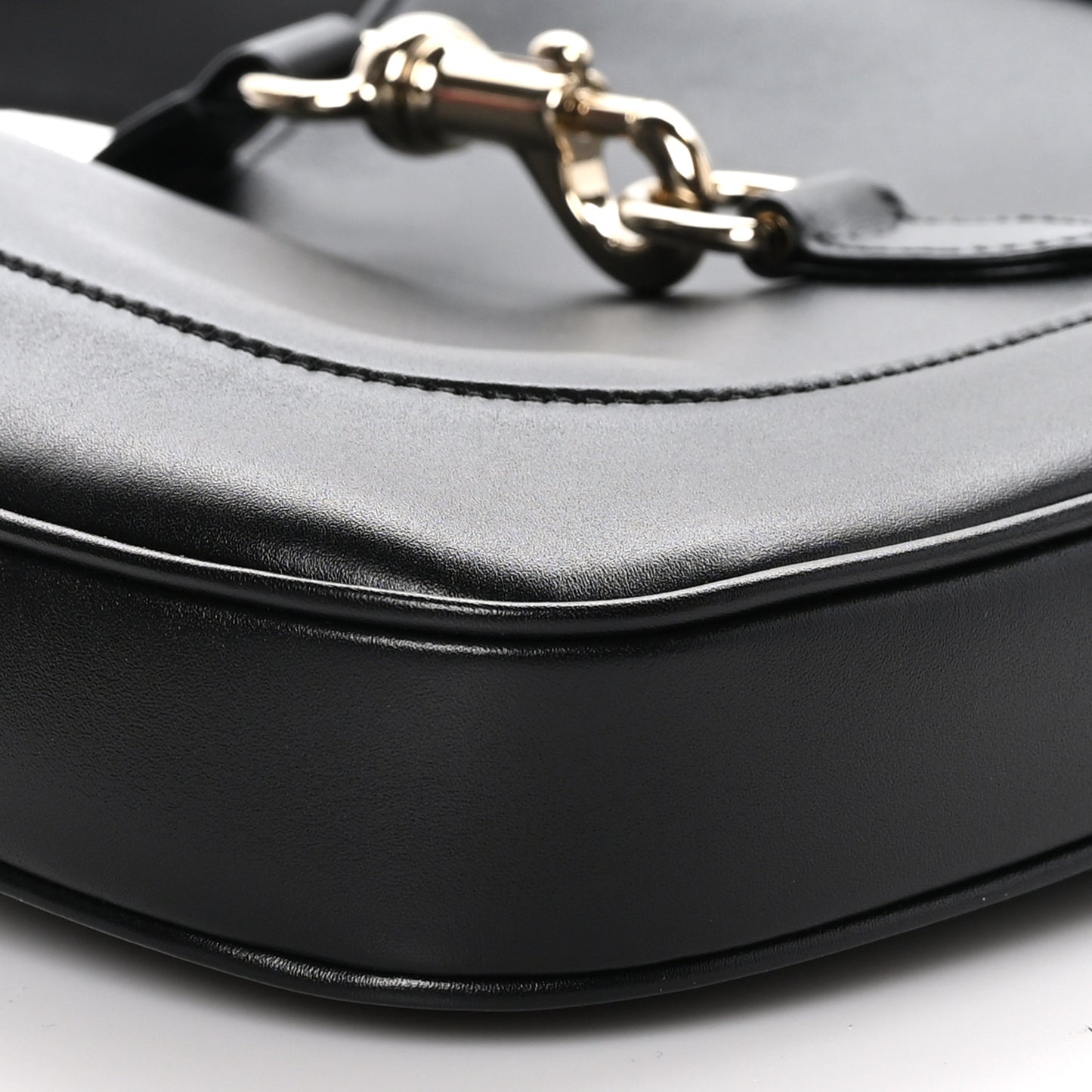 Calfskin Small Jackie Shoulder Bag Black