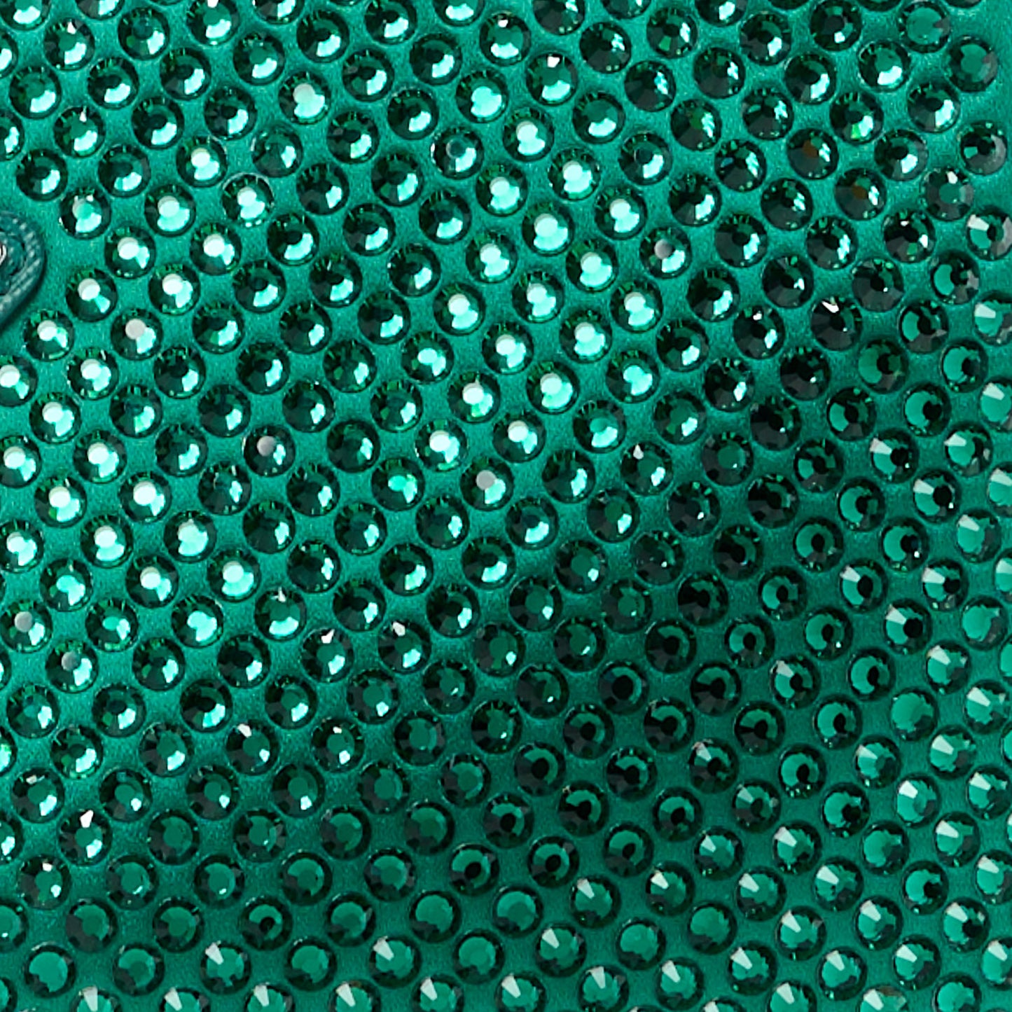 Satin Crystal Mini Re-Edition 2000 Bag Mango