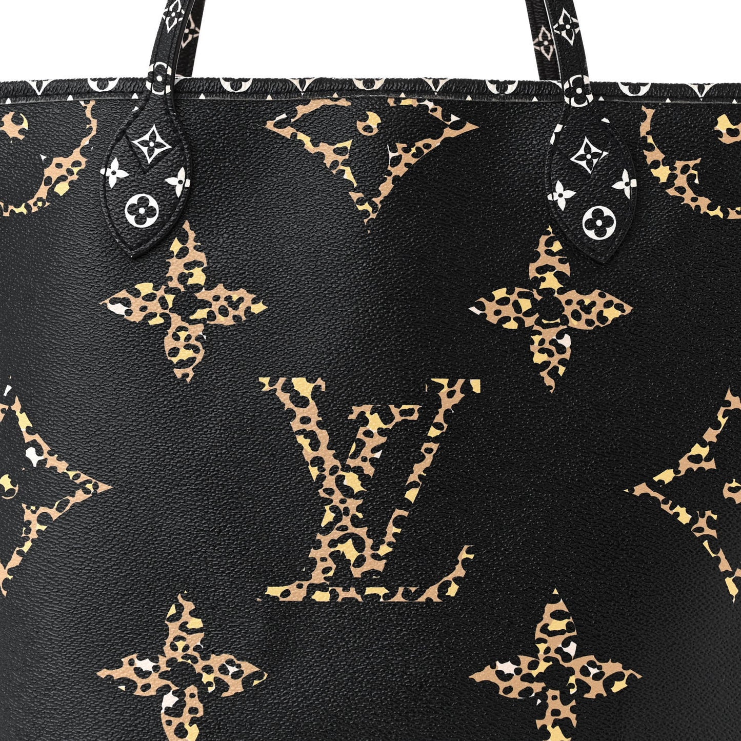 Monogram Giant Jungle Neverfull MM Black