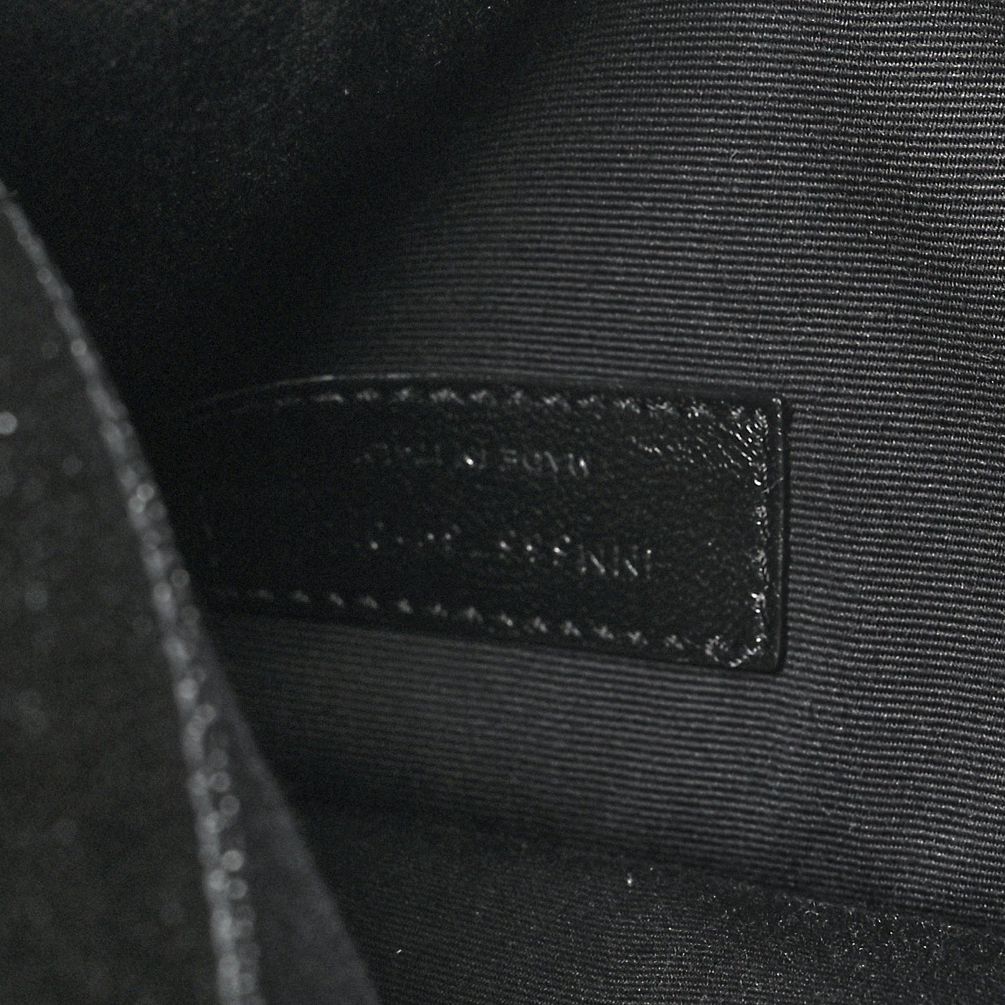 Grain De Poudre Uptown Pouch Black