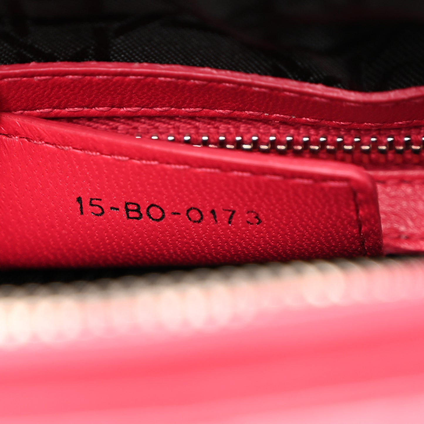 Lambskin Cannage Medium Lady Dior Pink