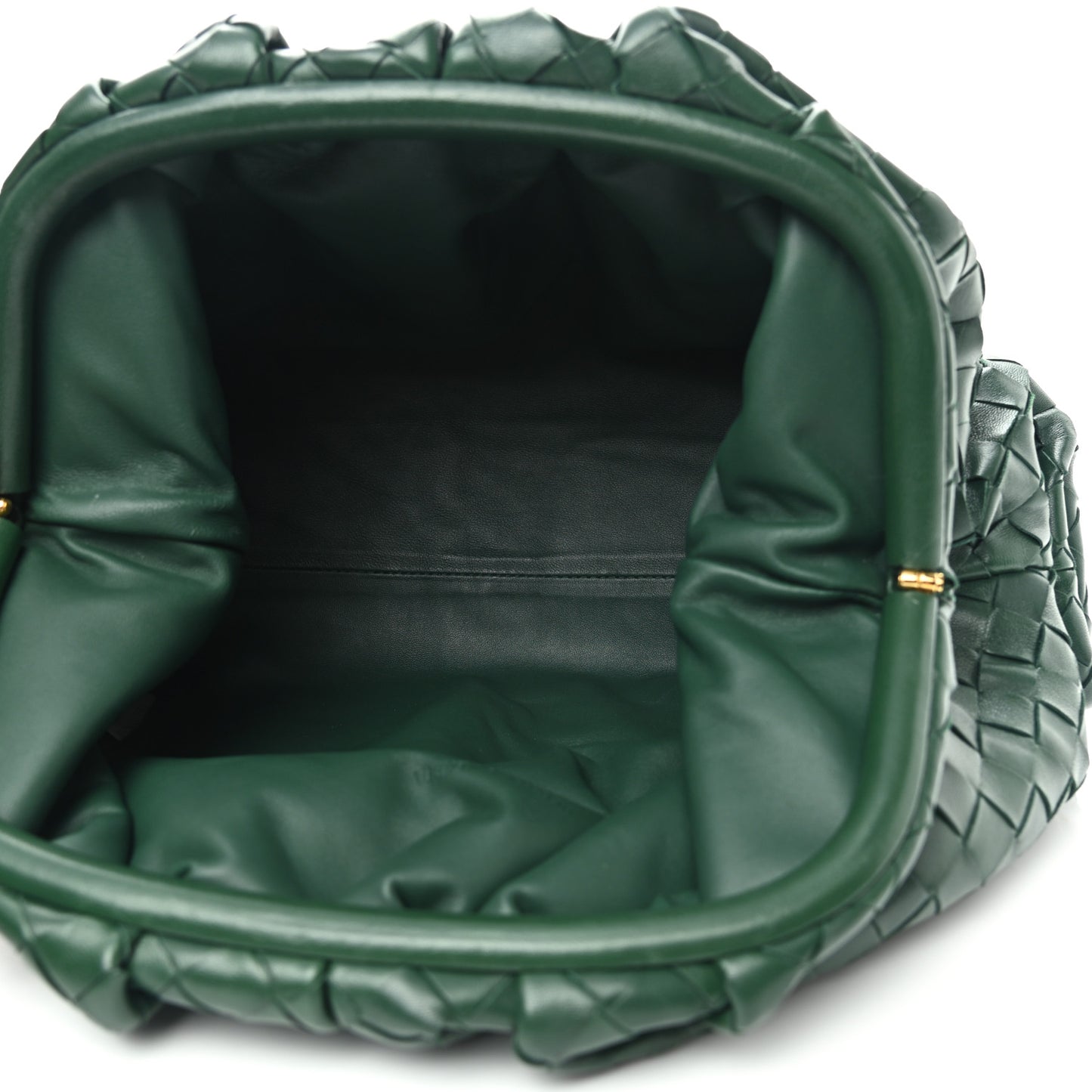 Nappa Maxi Intrecciato The Pouch Oversized Clutch Raintree