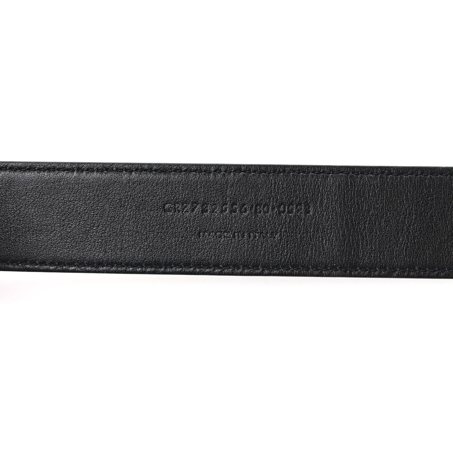 Smooth Calfskin Monogram Square Buckle Belt 80 32 Black
